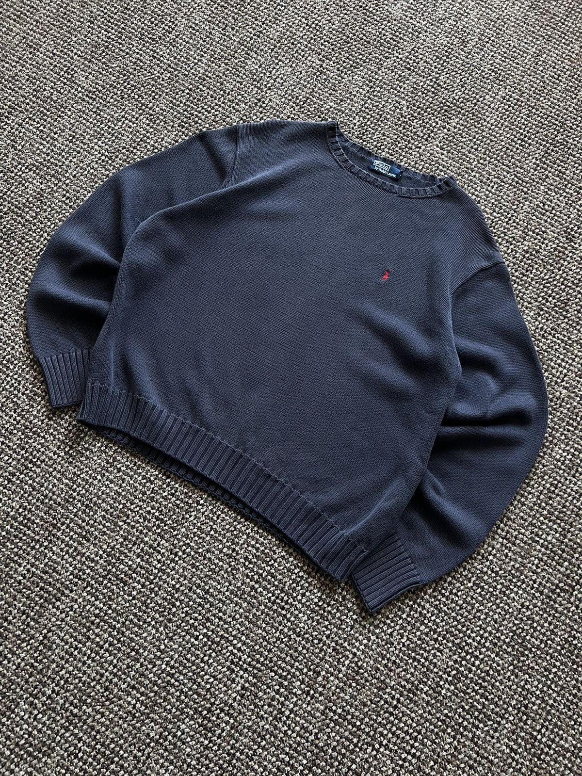 Polo Ralph Lauren × Vintage Crazy Vintage 00’s Small Logo Polo Ralph Lauren Sweater Size US XL / EU 56 / 4 - 4 Thumbnail