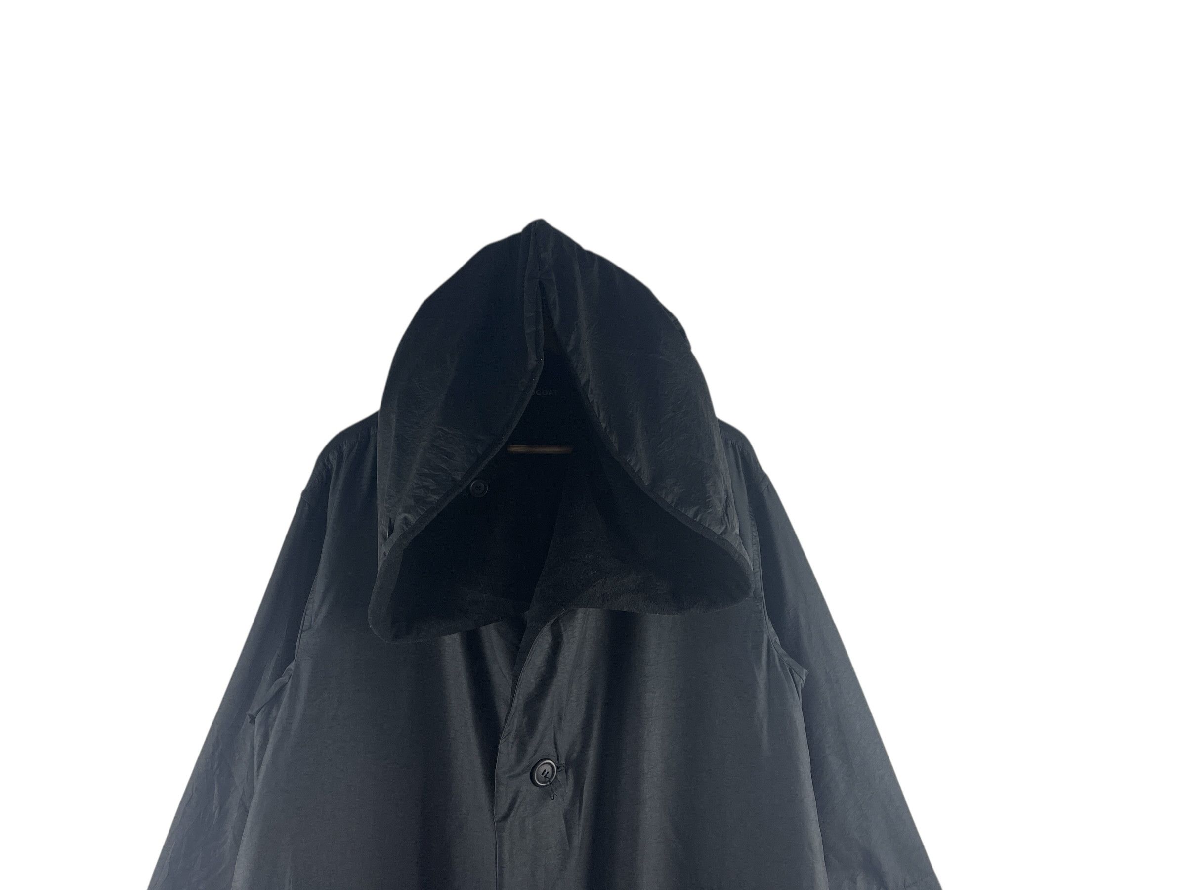 Issey Miyake Vintage Issey Miyake Windcoat Long Coat Hooded Jacket Size US M / EU 48-50 / 2 - 9 Thumbnail