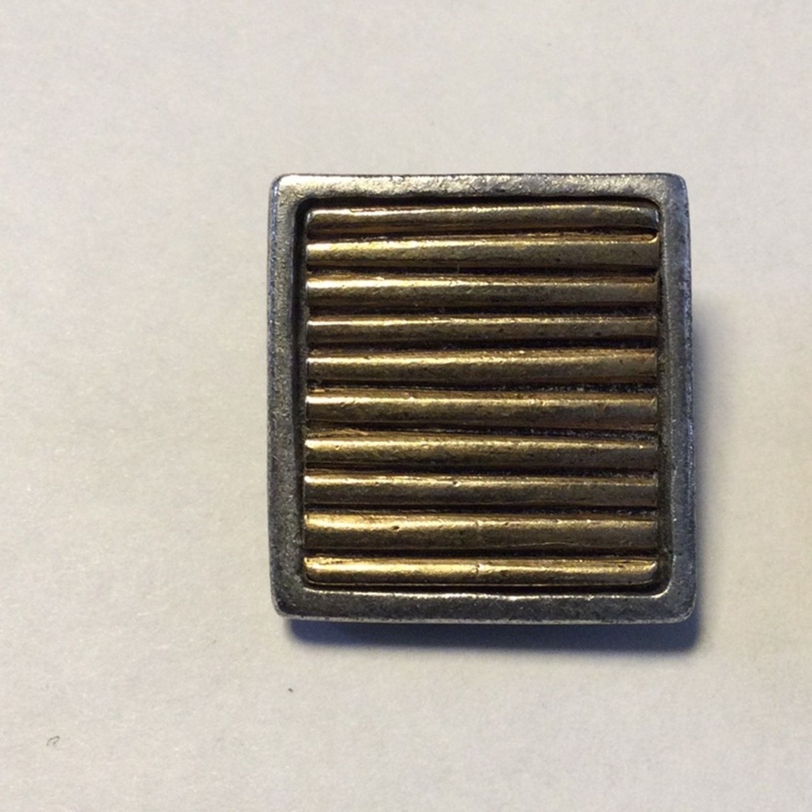 Other Chico's Vintage Gold & Silver Tone Square Clip-On Earrings Size ONE SIZE - 3 Thumbnail
