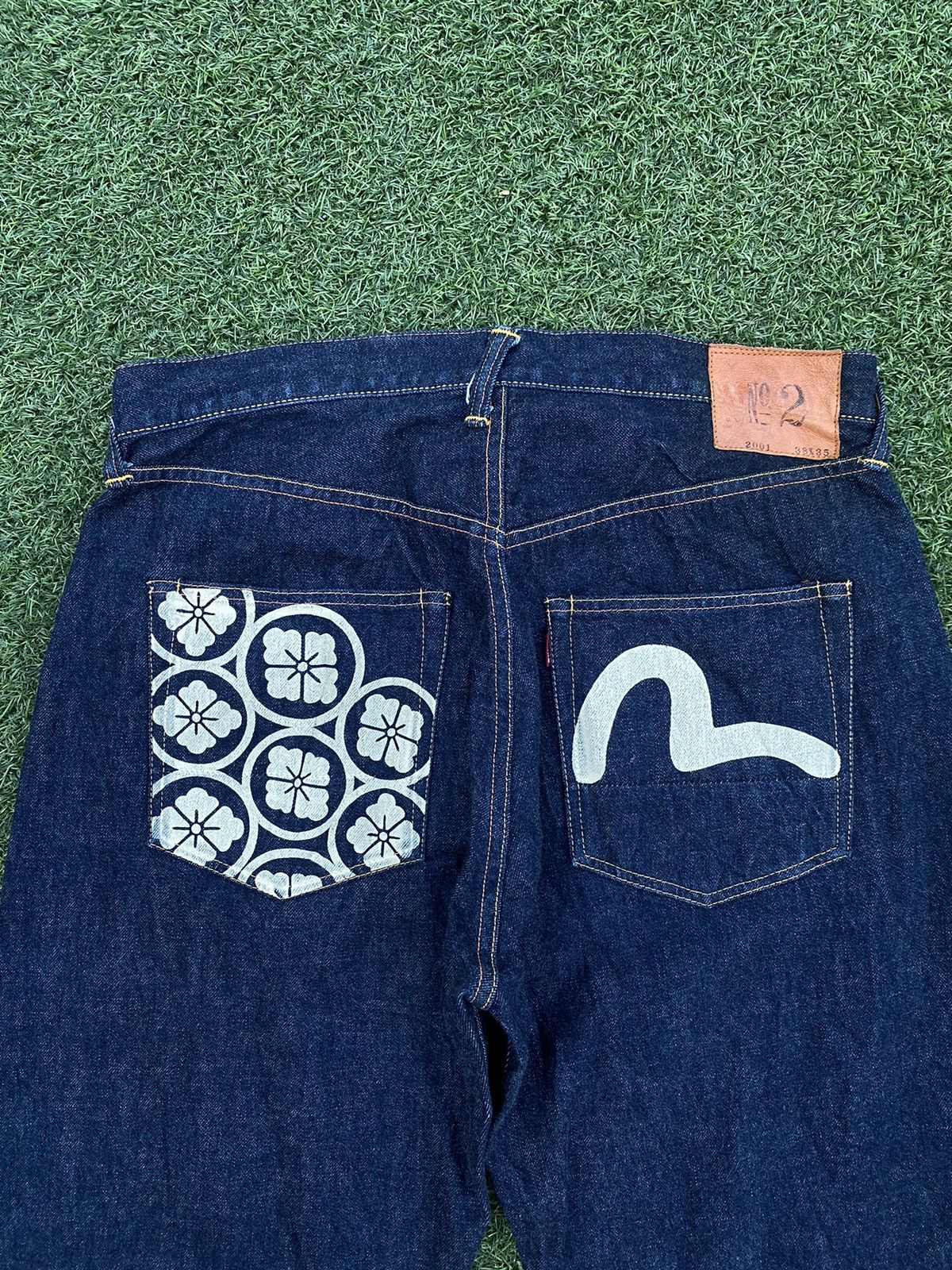 Evisu EVISU JEANS WHITE SEAGULL NO.2 MADE IN JAPAN SELVEDGE Size US 36 / EU 52 - 2 Thumbnail