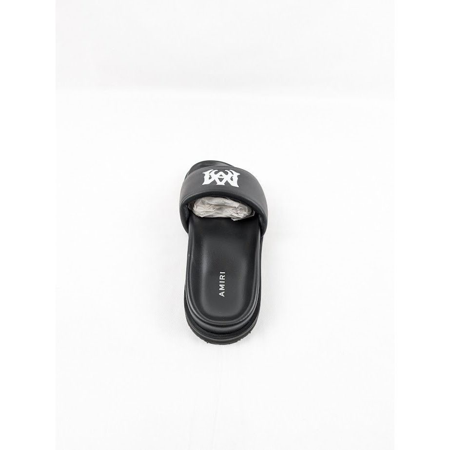 Amiri o1rshd1 Leather Slide in Black / White Size US 7 / EU 40 - 10 Thumbnail