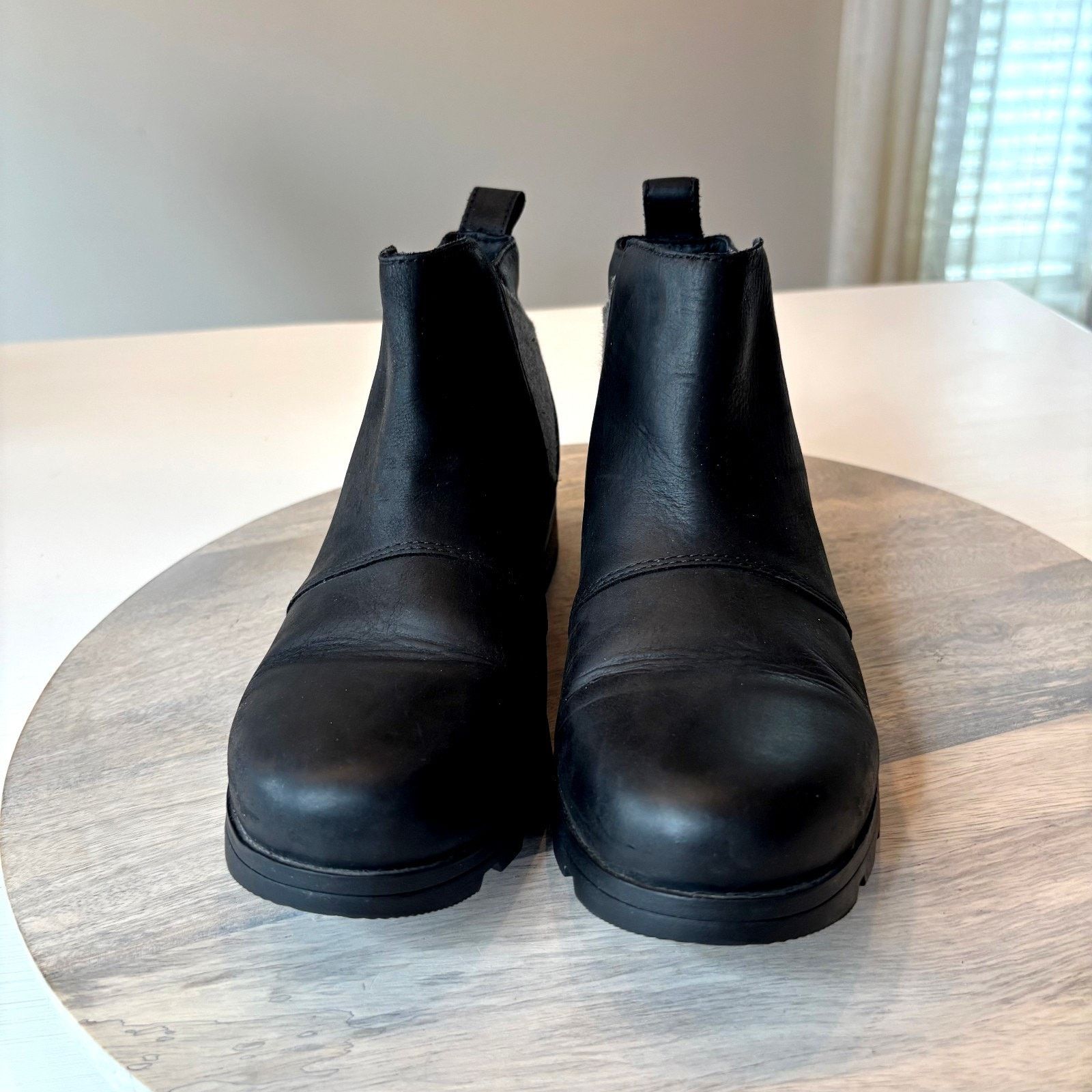 SOREL Sorel Emelie Ankle Chelsea Boots Size 8 Leather NL3718-010 Size US 8 / IT 38 - 4 Thumbnail