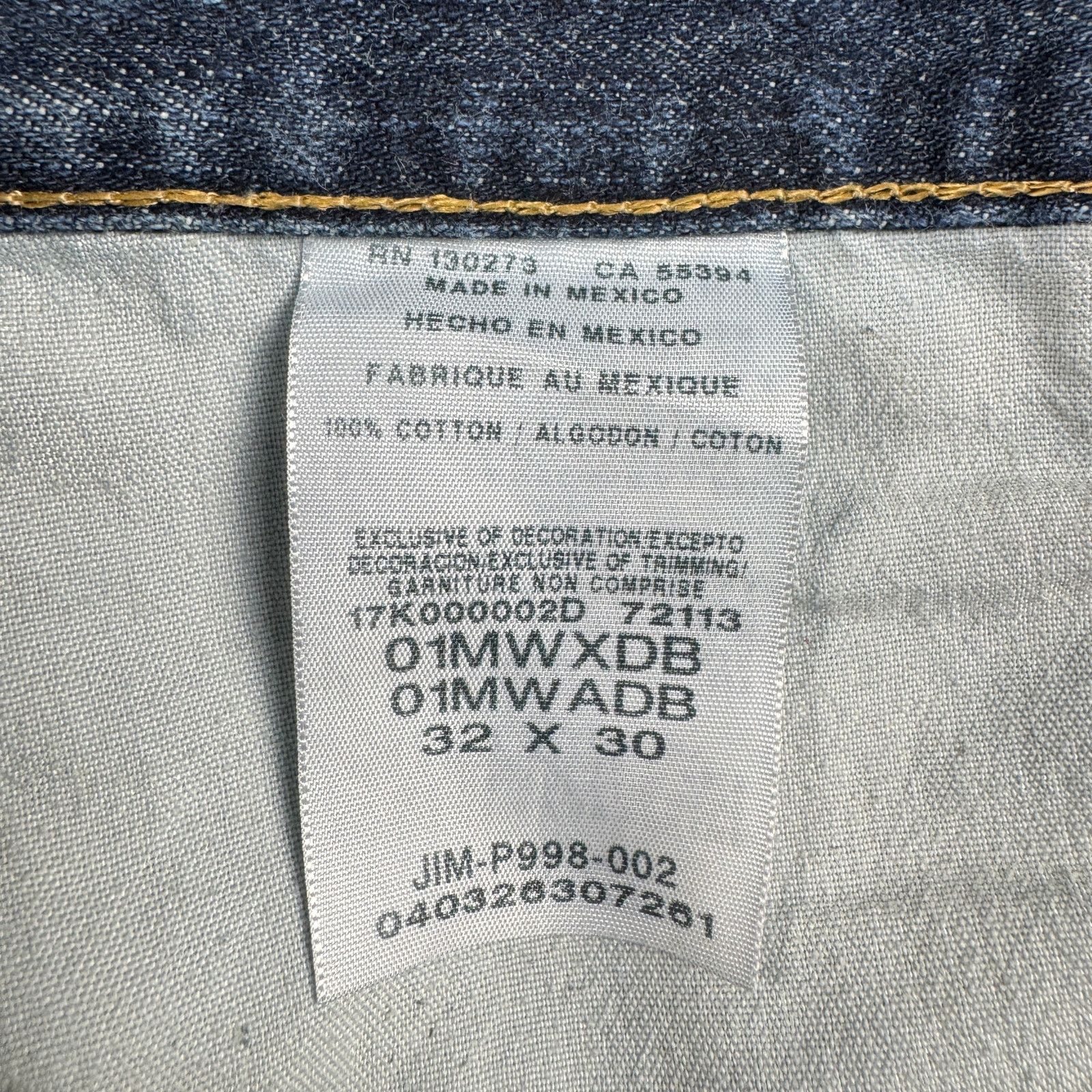 Wrangler Wrangler 20X Men’s Straight Leg Jeans 32x30 Heritage Denim Size US 32 / EU 48 - 9 Thumbnail