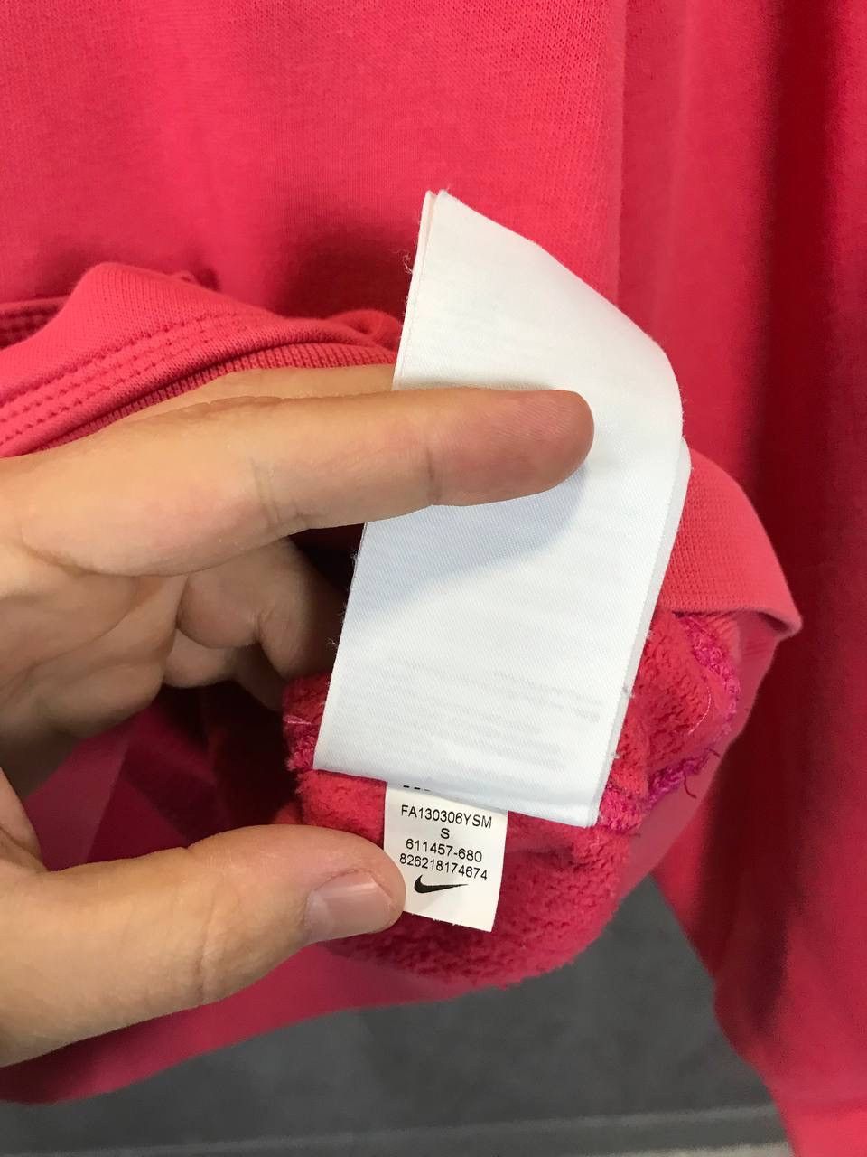 Nike Nike swoosh pink hoodie Size US S / EU 44-46 / 1 - 4 Thumbnail