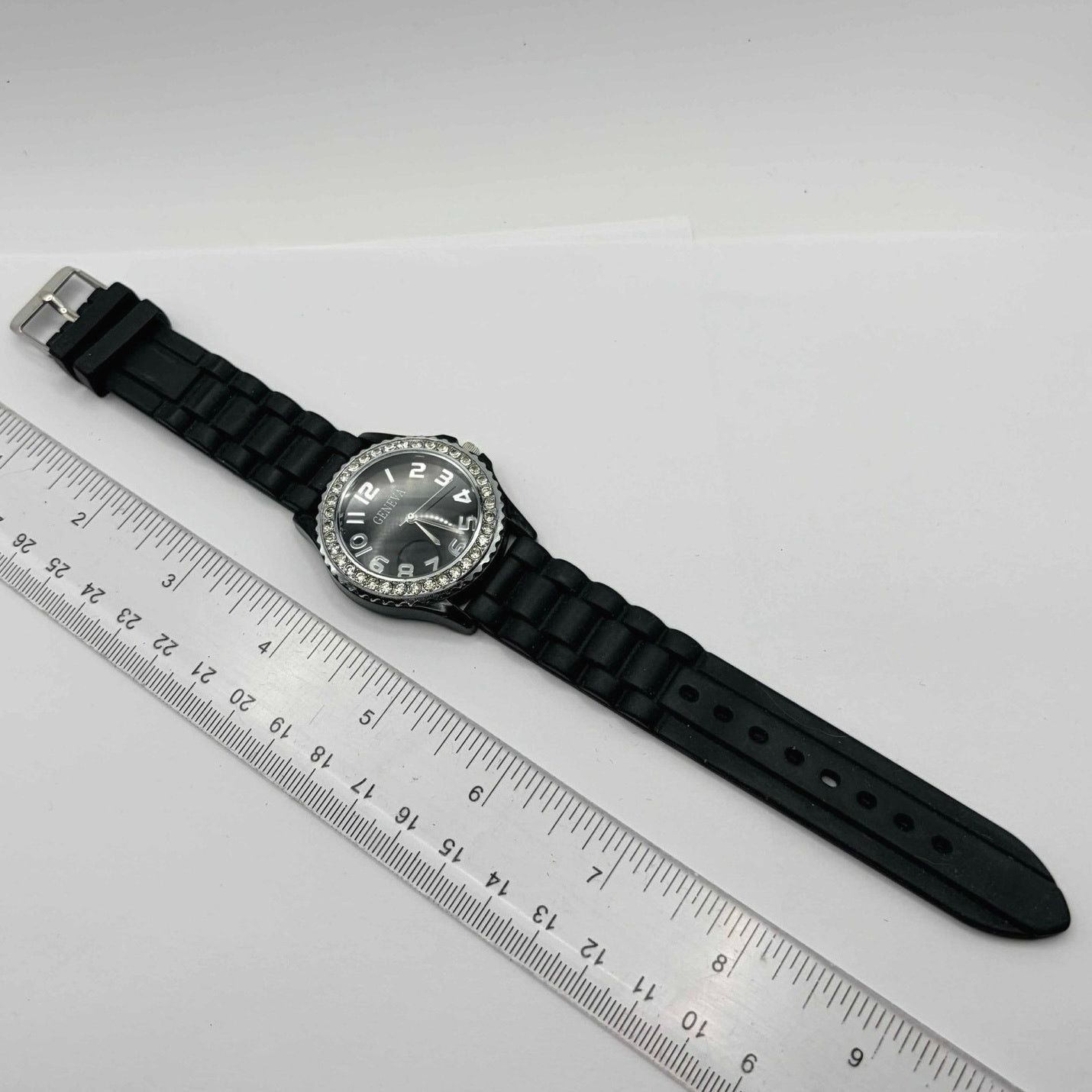 Geneva Black Geneva Men’s Watch Size ONE SIZE - 4 Thumbnail