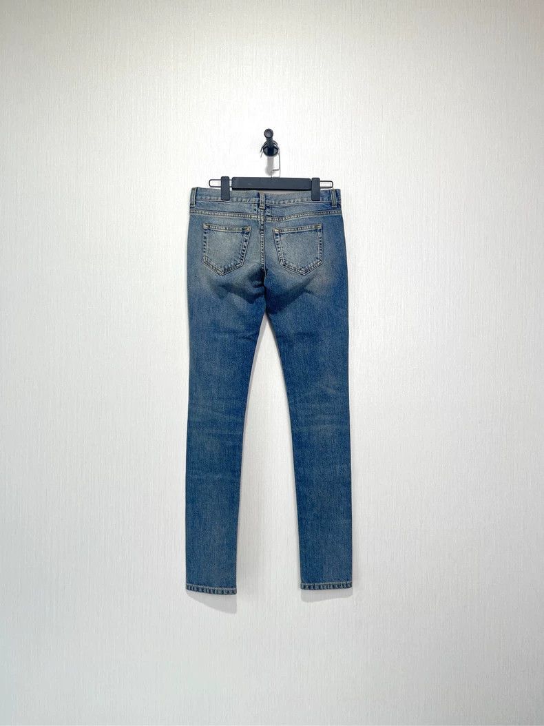 Yves Saint Laurent Saint Laurent Blue wash fade straight tub jeans 2502-Nextar Size US 27 - 2 Thumbnail