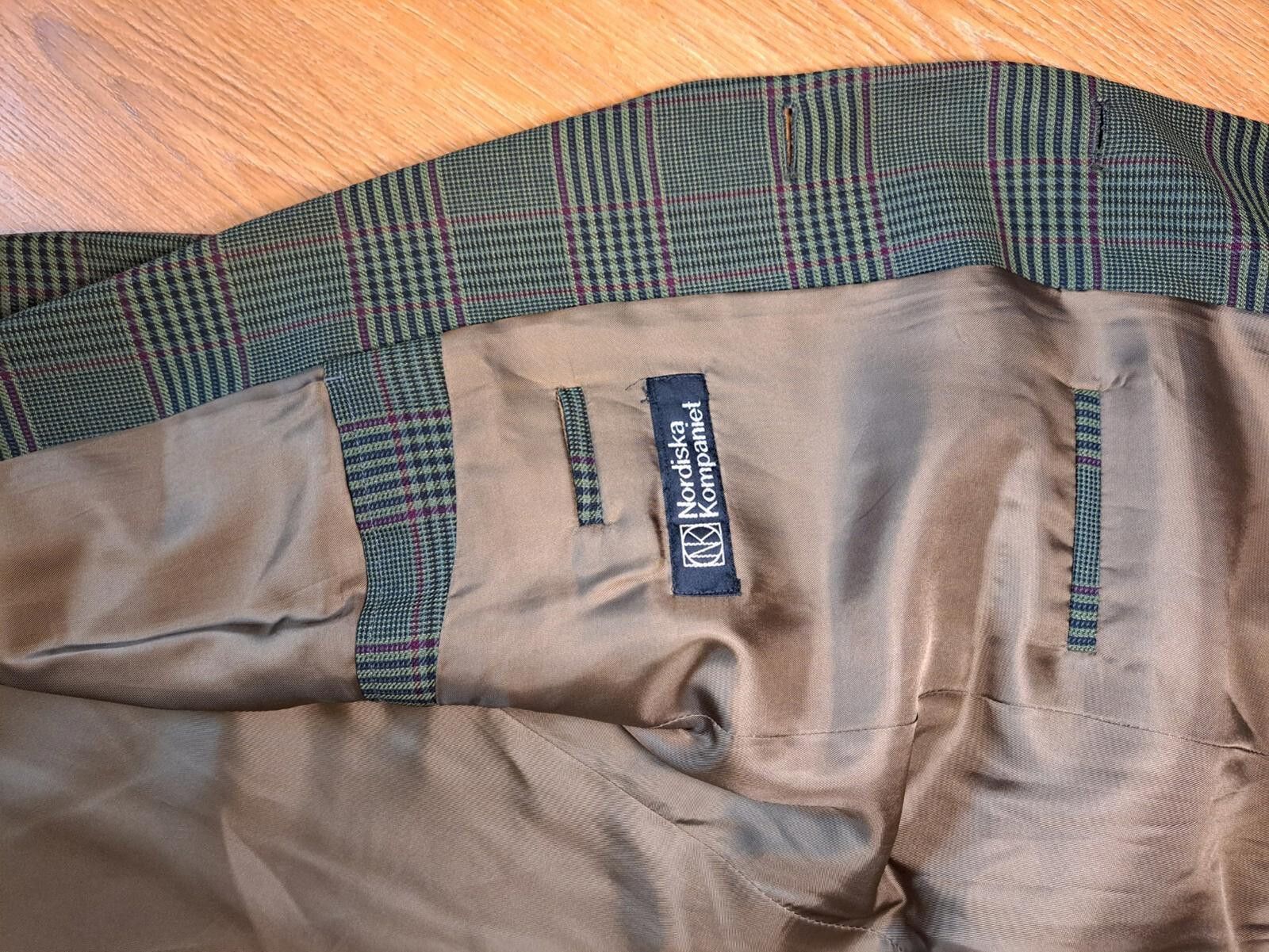Hugo Boss VIRGIN WOOL Hugo Boss Sport Coat 42L Long Green Glen Plaid Size 42L - 9 Thumbnail