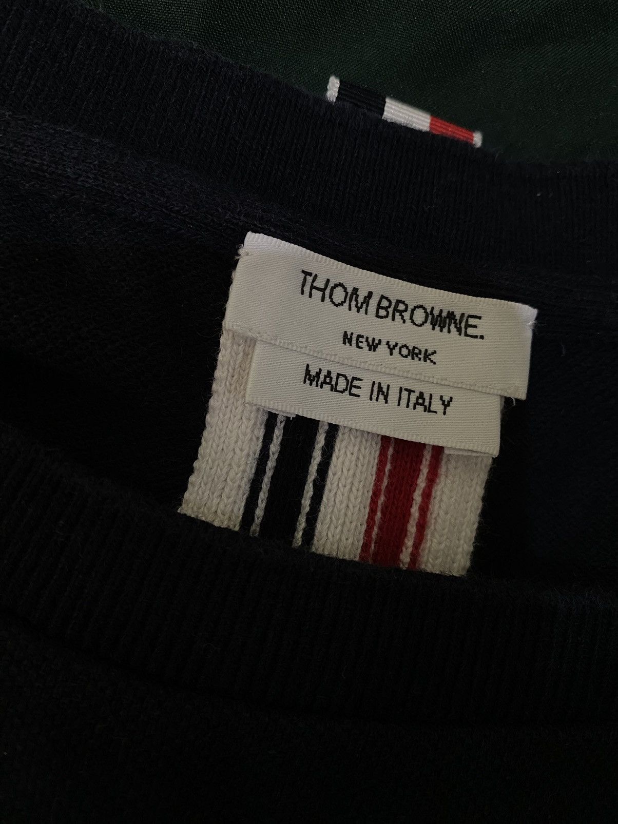 Thom Browne Thom browne back stripe tshirt pique made in italy Size US XL / EU 56 / 4 - 3 Thumbnail
