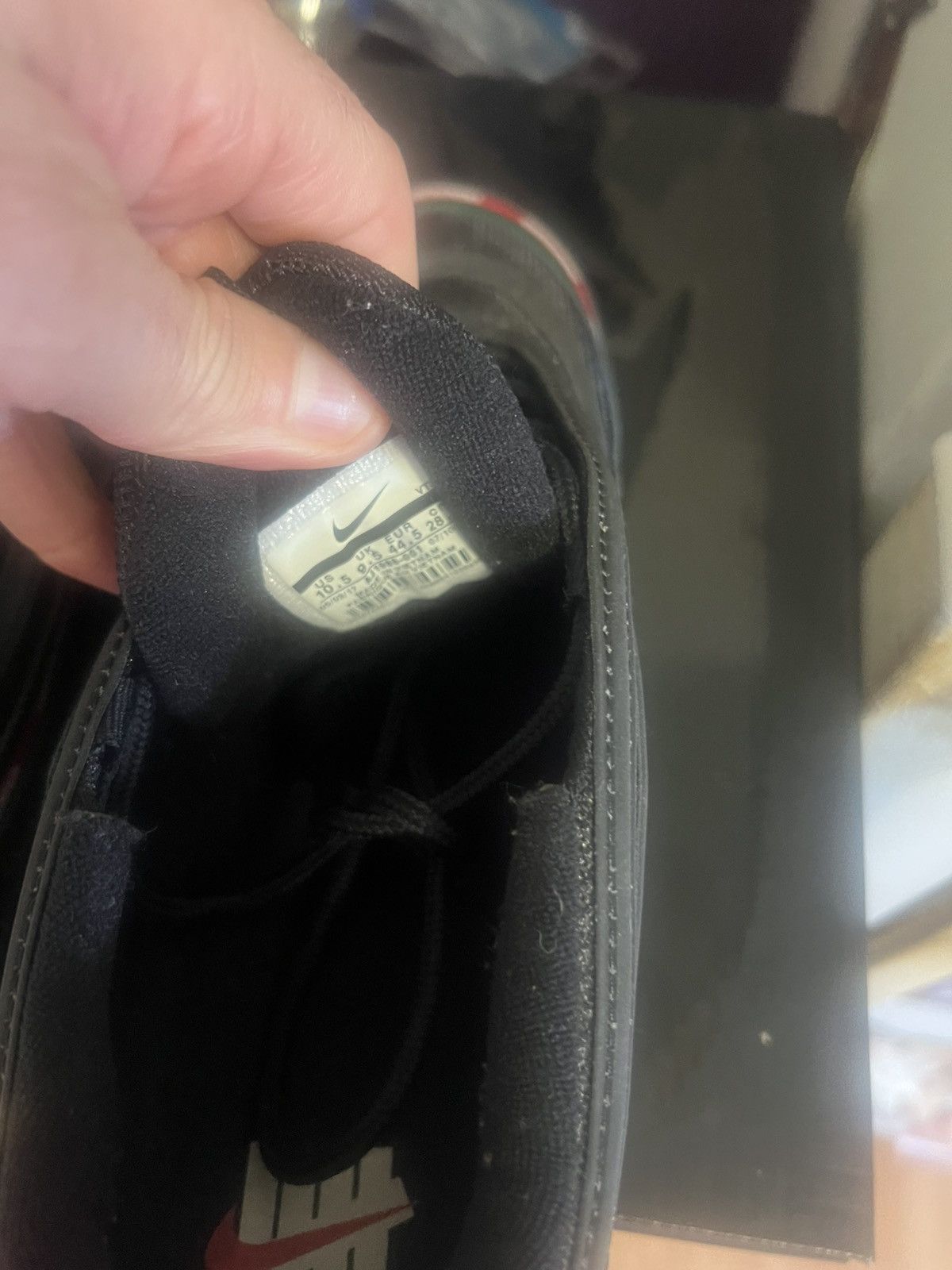 Nike Nike Undefeated x Air Max 97 OG Black Size 10.5 AJ1986 001 Size US 10.5 / EU 43-44 - 14 Thumbnail