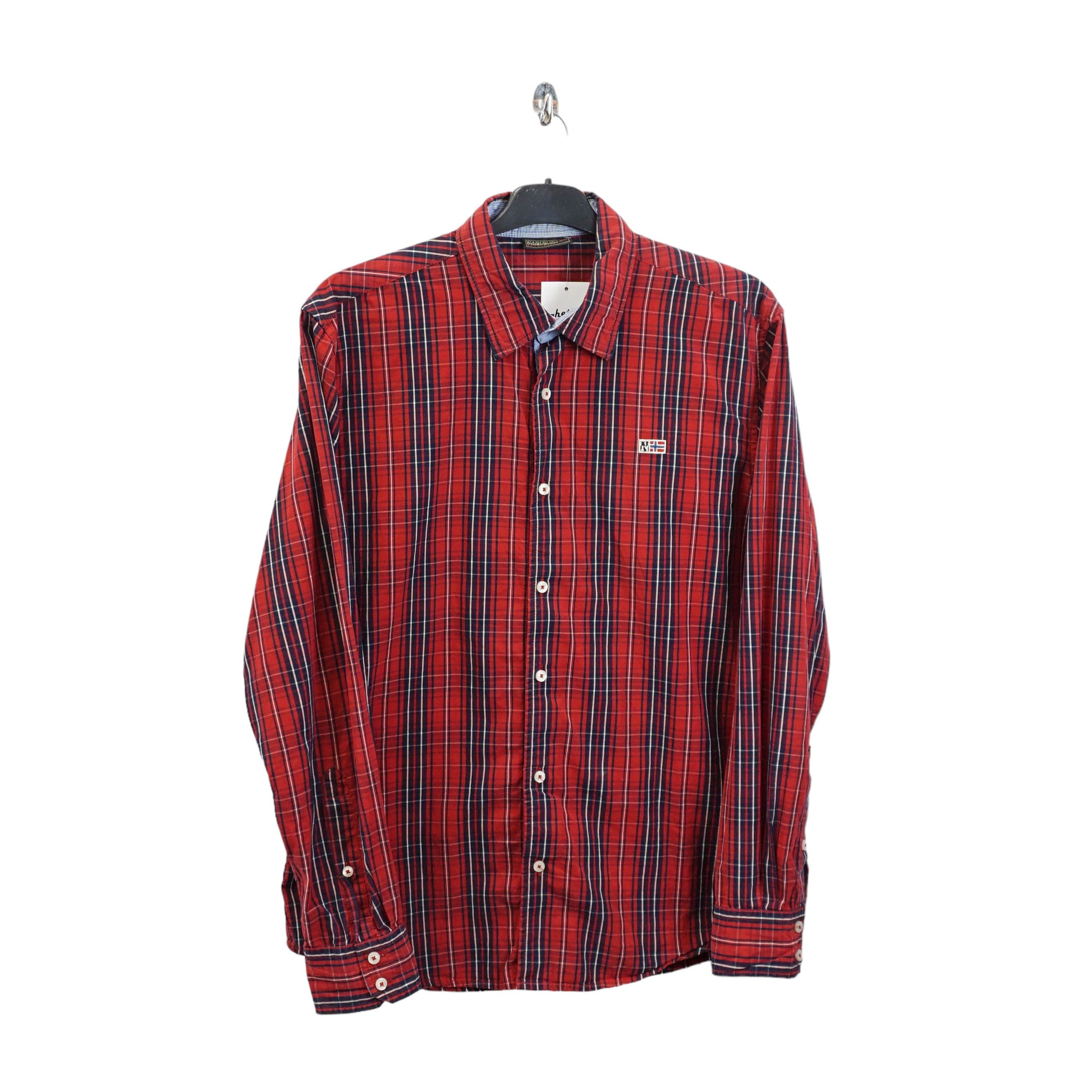 Napapijri Checkered L/S Shirt Size US XL / EU 56 / 4 - 1 Thumbnail
