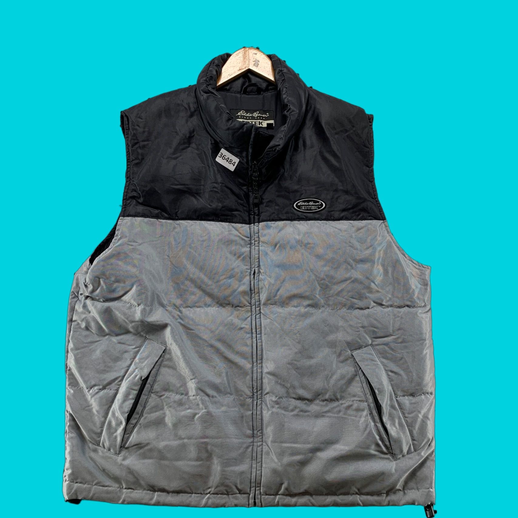 Eddie Bauer Eddie Bauer EBTEK Down Puffer Vest Mens Large Gray Reflective 25.5x29 EBTEK Down Puffer Vest Mens Large Gray Reflective 25.5x29 Size US L / EU 52-54 / 3 - 1 Thumbnail