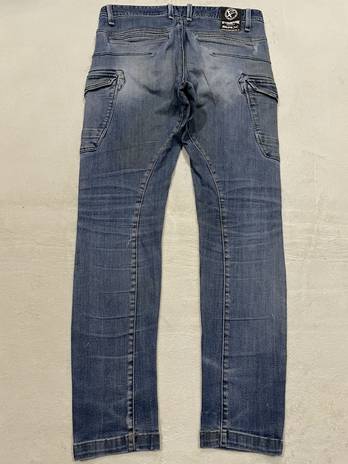 Japanese Brand Vintage Evenriver Distress Mudwash Denim Jeans Size US 32 / EU 48 - 11 Thumbnail
