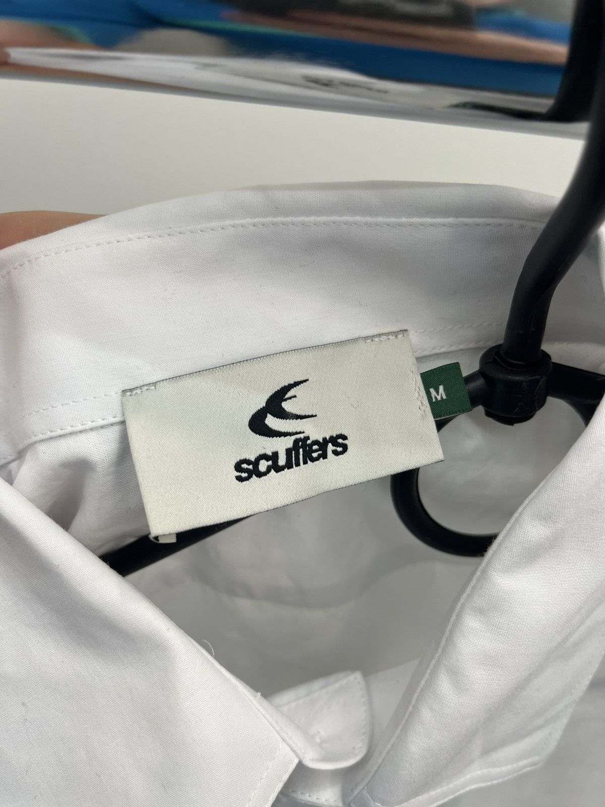 Japanese Brand Scuffers Logo Printed Button Ups Shirt Size US M / EU 48-50 / 2 - 4 Thumbnail