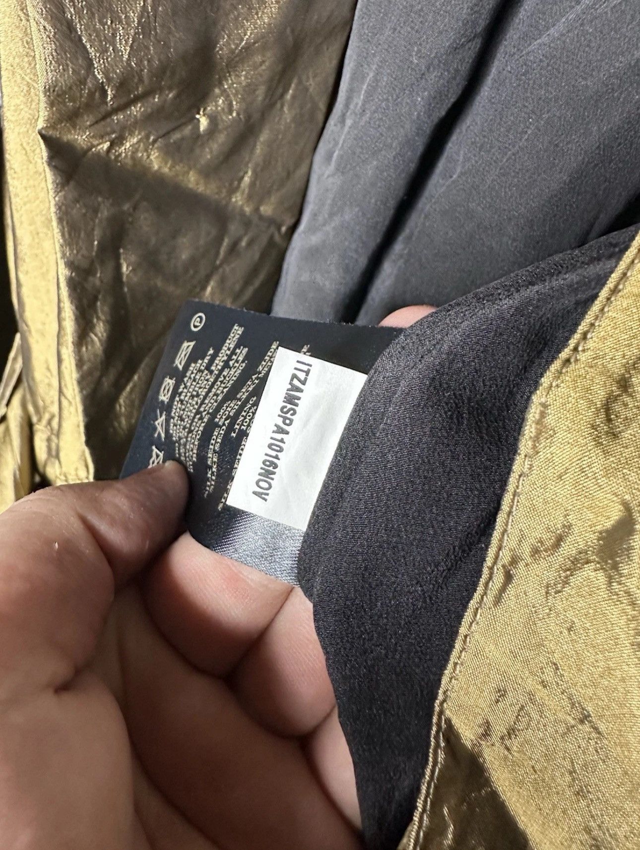 Burberry Burberry Silk Luxury Gold Gradient Trench Coat Jacket Size M / US 6-8 / IT 42-44 - 6 Thumbnail