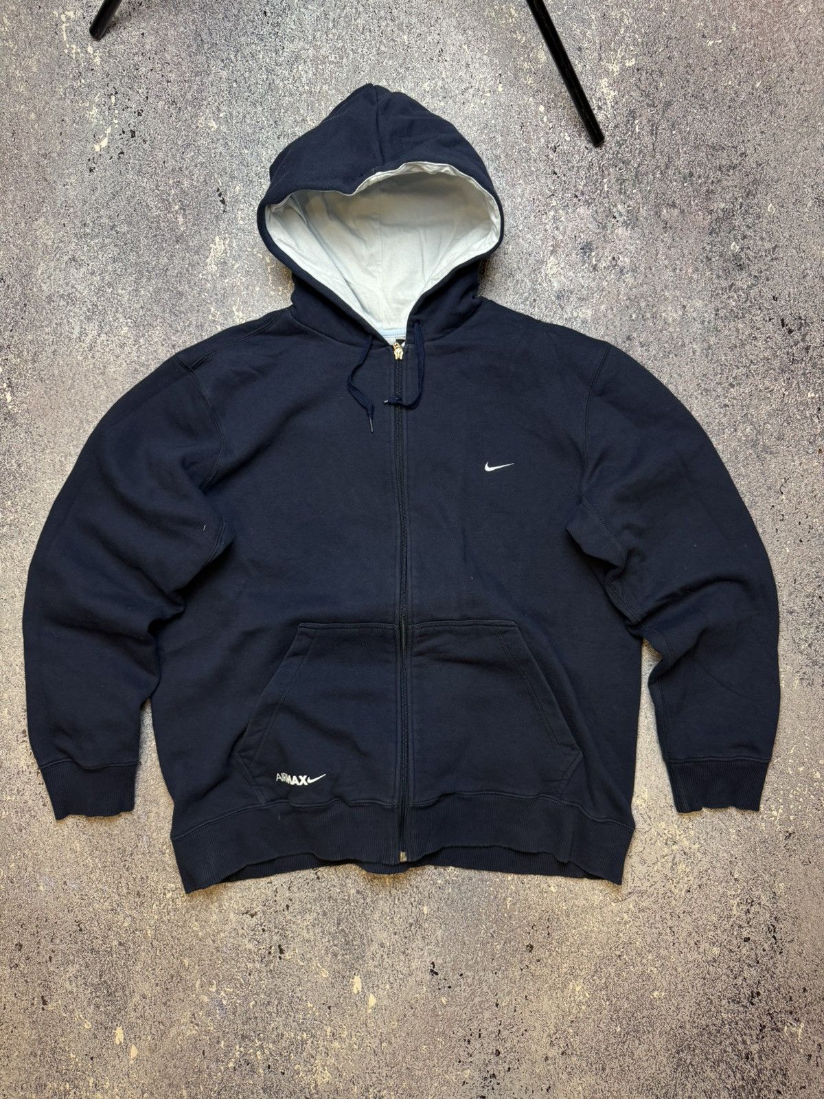 Nike × Vintage VINTAGE Y2K NIKE AIR MAX ZIP HOODIE Size US L / EU 52-54 / 3 - 1 Thumbnail