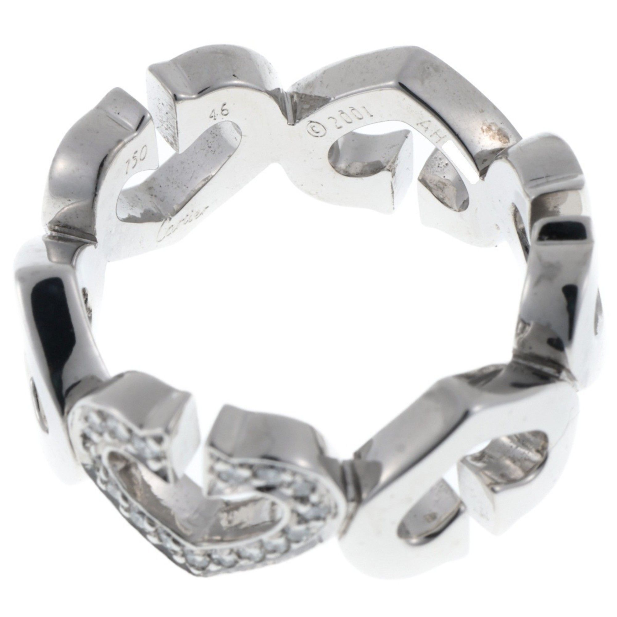 Cartier Cartier C heart ring Size ONE SIZE - 1 Thumbnail