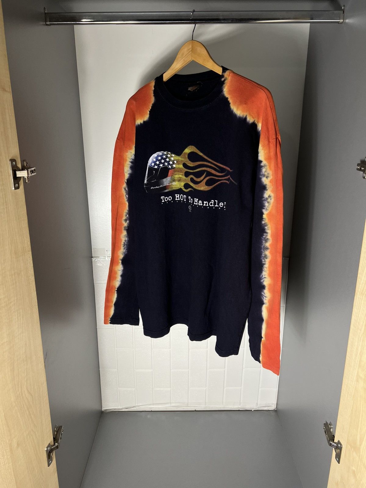 Harley Davidson VINTAGE HARLEY DAVIDSON MOTORCYCLE LAS VEGAS 1995 RETRO Y2K Size US XL / EU 56 / 4 - 7 Thumbnail