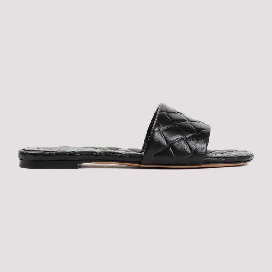 Bottega Veneta o1n1vont0126 Amy Flat Mules in Black Size US 6.5 / IT 36.5 - 1 Thumbnail