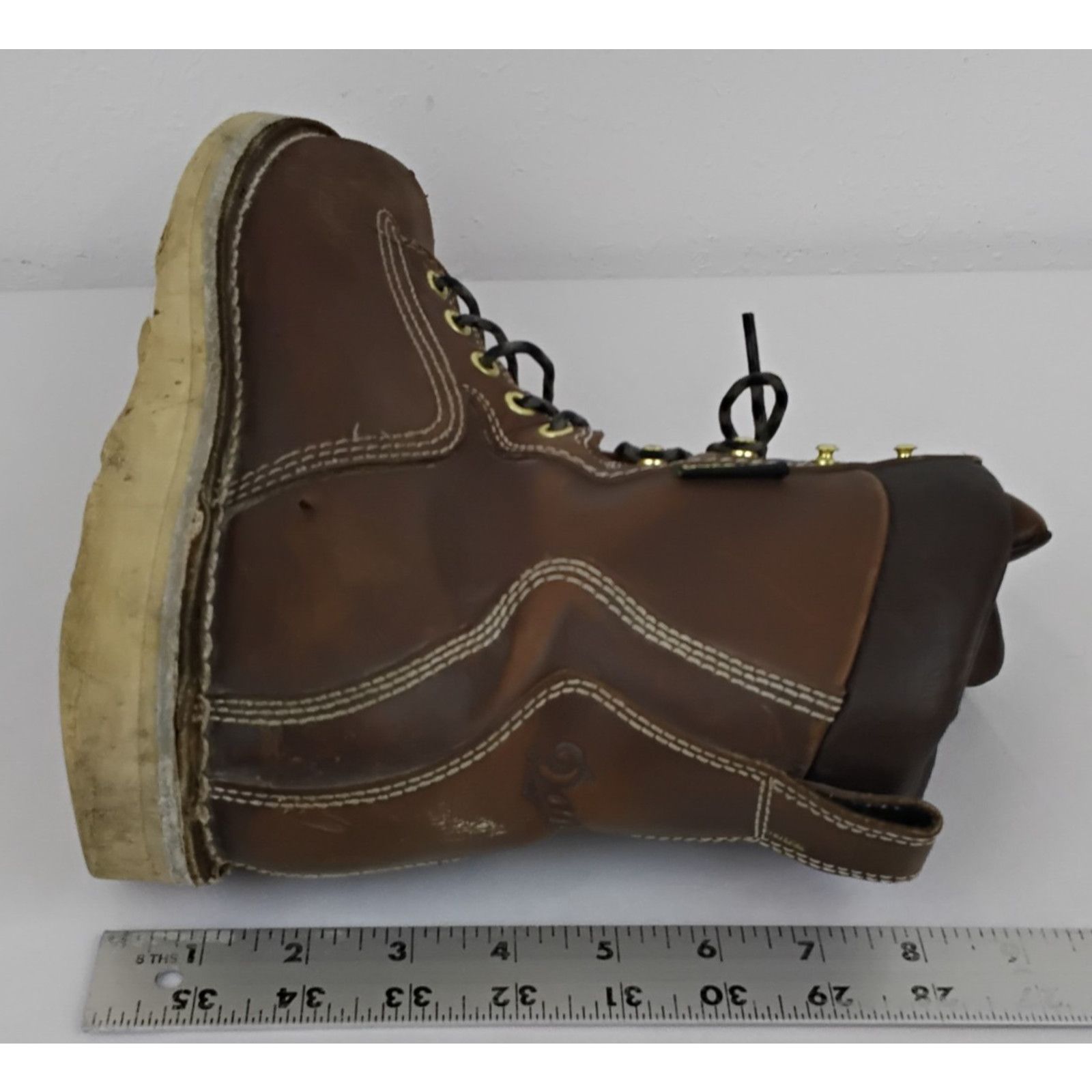 Danner Danner Work Hiking Boots Men's 8.5 Brown Leather Scuffed Size US 8 / EU 41 - 13 Thumbnail