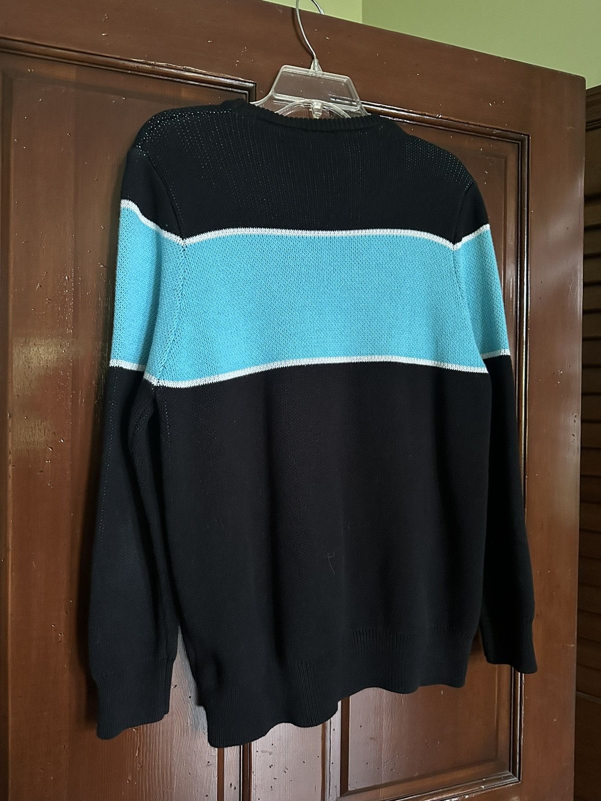 Revenge Revenge Color Block Sport Knit Black Sweater Size US M / EU 48-50 / 2 - 2 Thumbnail
