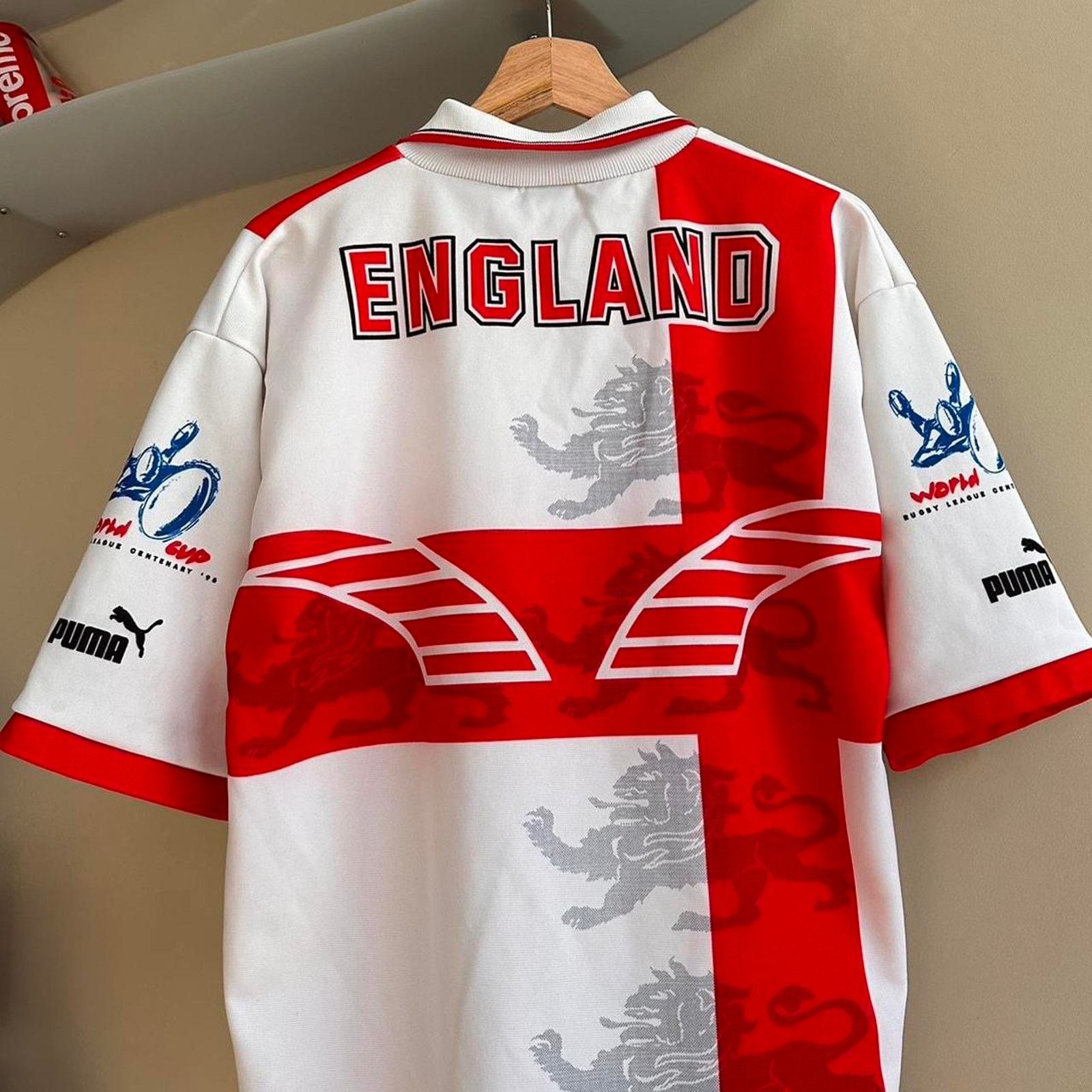 Puma × Vintage Vintage England Rugby Puma Jersey Size US M / EU 48-50 / 2 - 4 Thumbnail