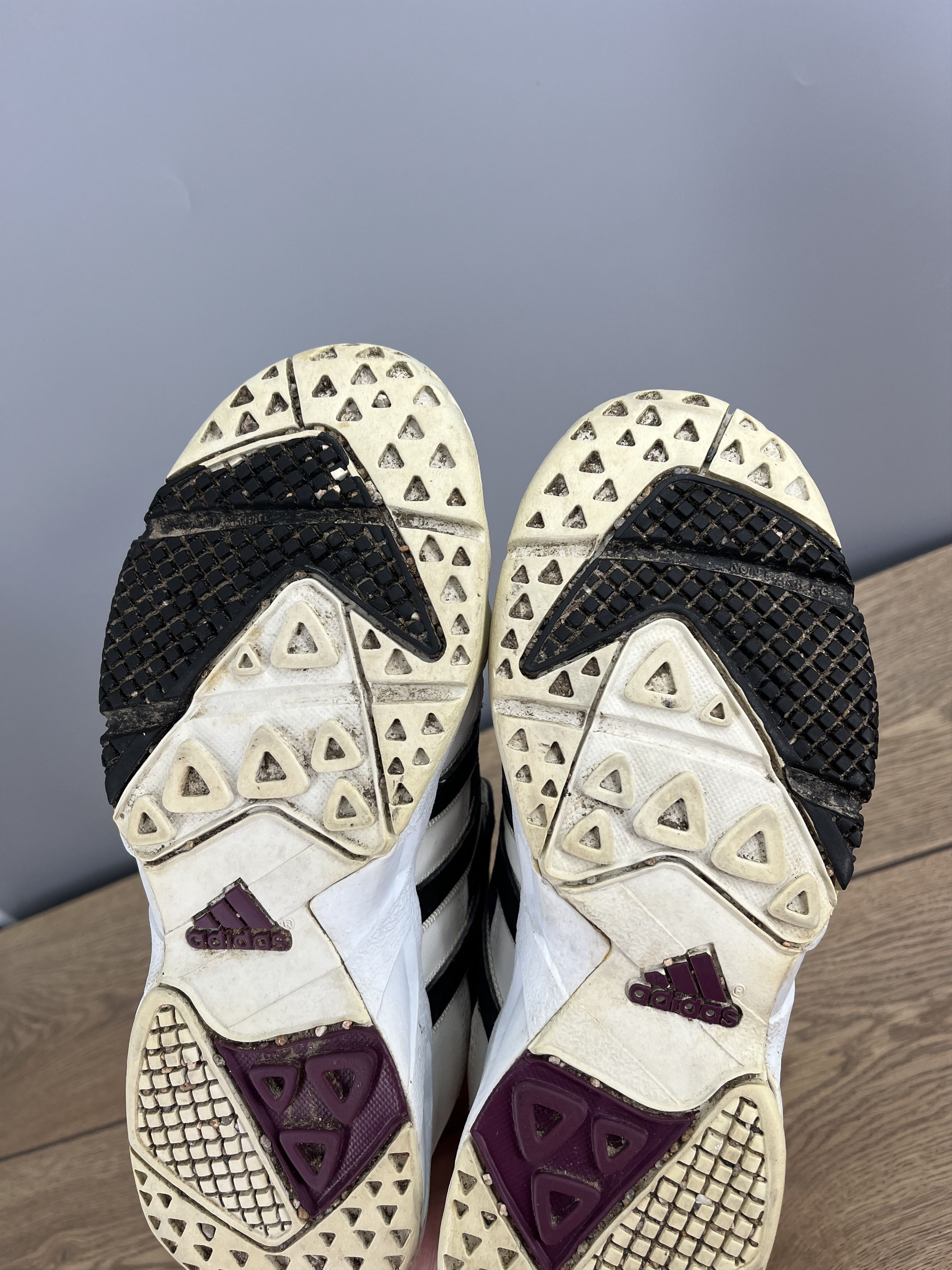 Adidas Vintage 1997 adidas Women’s Trainers White Black Purple Size US 8 / IT 38 - 13 Thumbnail