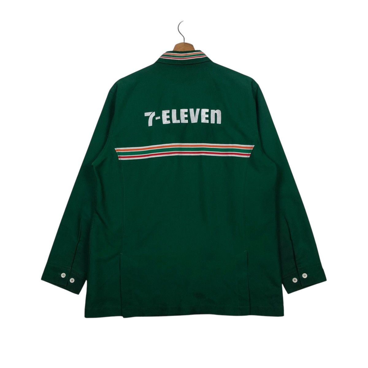 Japanese Brand 📌Vintage Chore Worker Jacket 7-Eleven Spell Out Big Logo Size US M / EU 48-50 / 2 - 9 Thumbnail