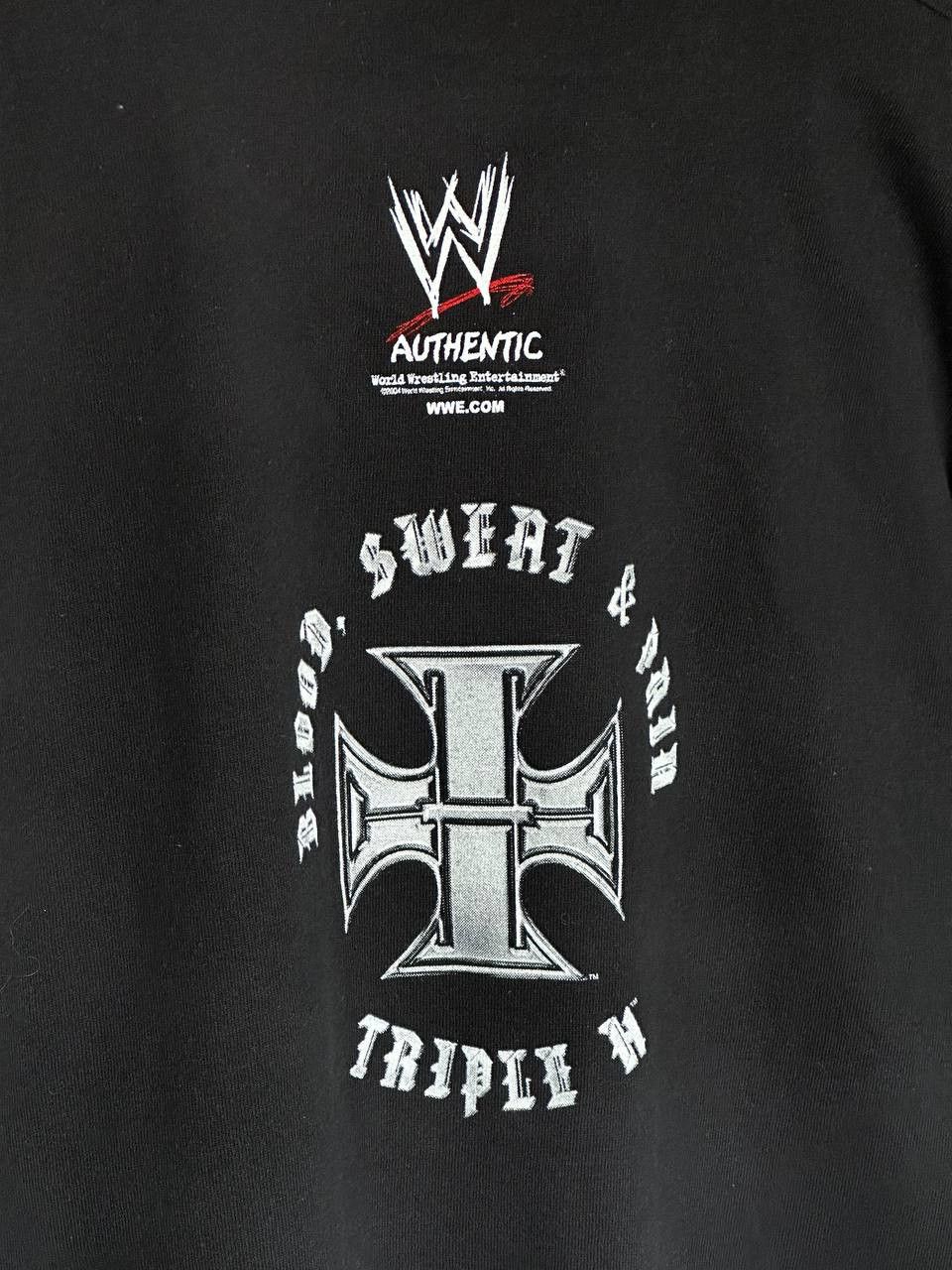 WWE Vintage 2004 WWE Triple H Wrestling USA T Shirt Black Size US L / EU 52-54 / 3 - 9 Thumbnail