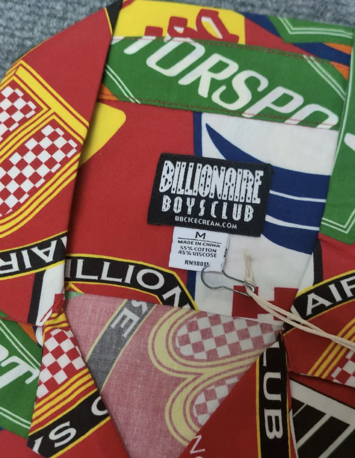 Billionaire Boys Club Racing-themed all-over print shirt by Billionaire Boys Club Size US M / EU 48-50 / 2 - 4 Thumbnail