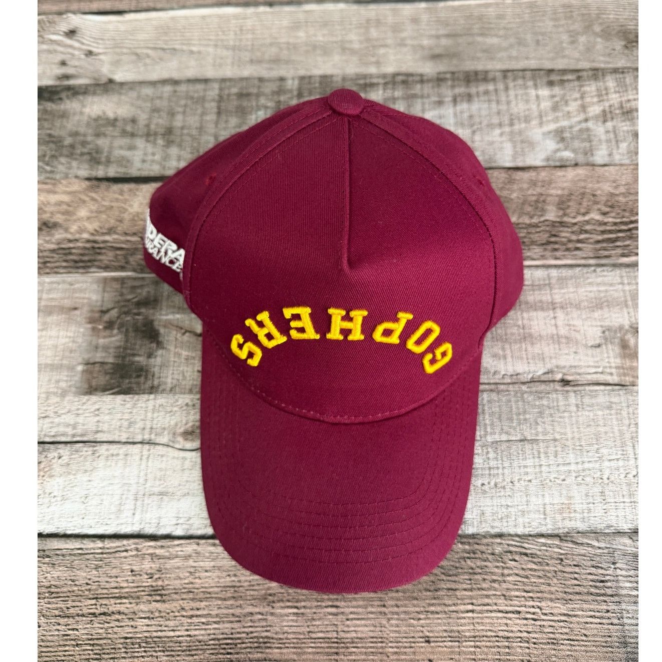 NCAA Minnesota Gophers Upside Down Logo Snapback Hat Size ONE SIZE - 3 Thumbnail