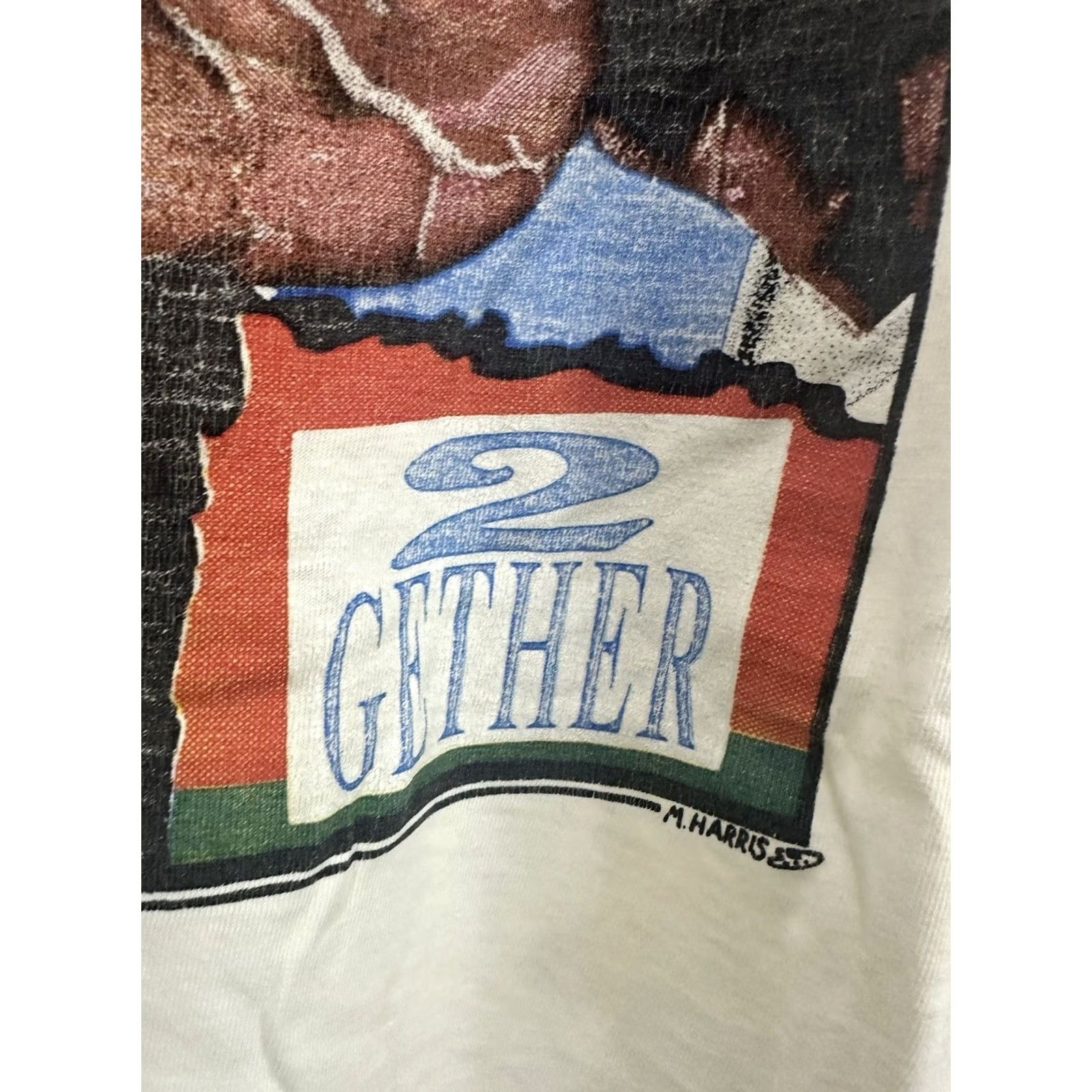 Vintage VINTAGE 2 Black 2 Strong 2 Together HBCU African History Buff T-Shirt L Mens Size US L / EU 52-54 / 3 - 5 Thumbnail