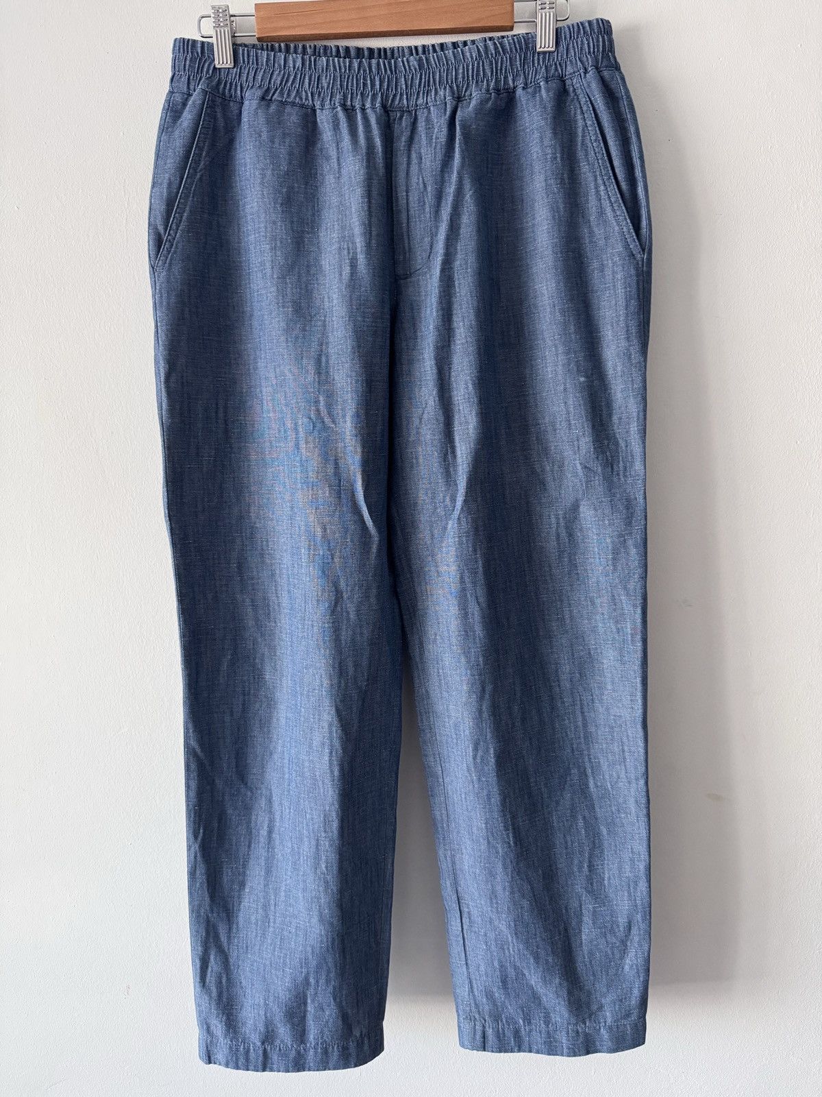 Loro Piana 🔥🔥 Loro Piana Blue Linen Pants Size US 30 / EU 46 - 1 Thumbnail
