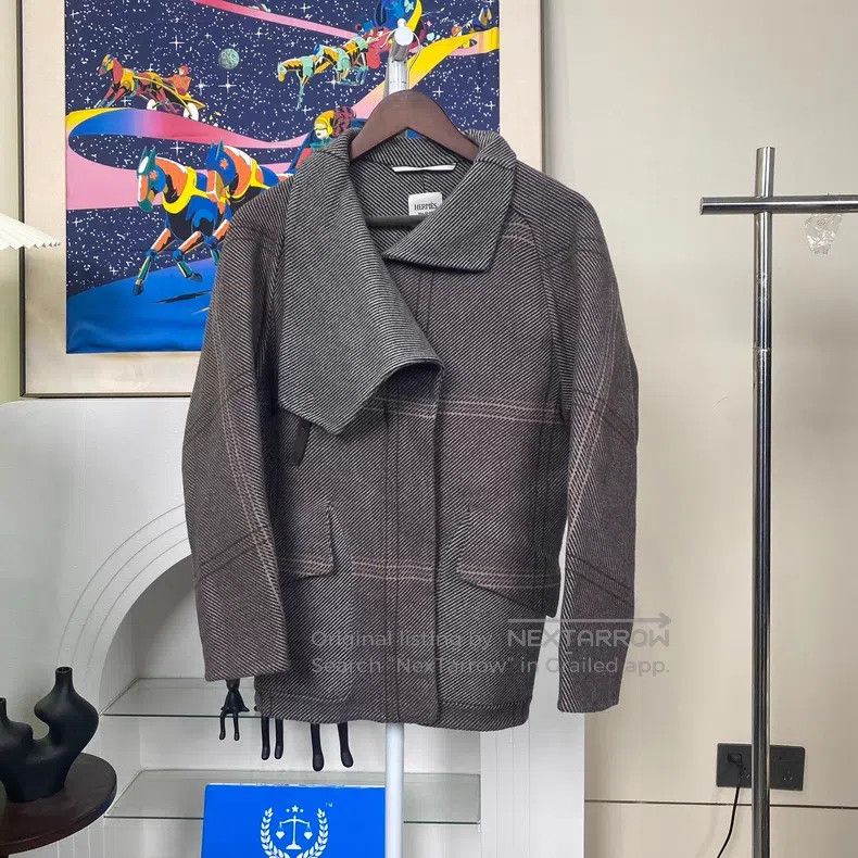 Hermes Hermes Wool coat, 100% wool Size XXS / US 00 / IT 34 - 1 Thumbnail