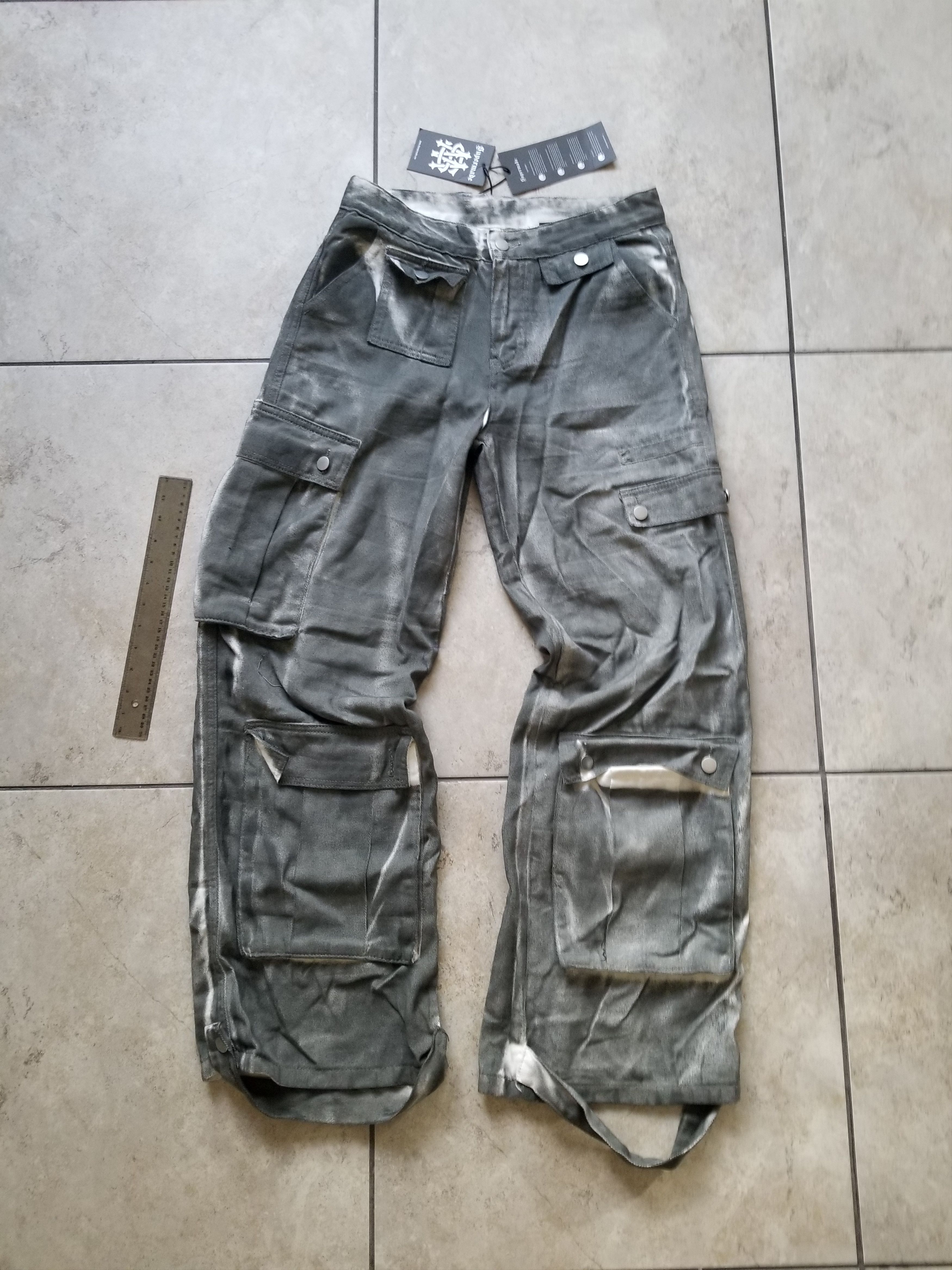 Other The Supermade Printed Distressed Cargo Denim L Size US 32 / EU 48 - 1 Thumbnail