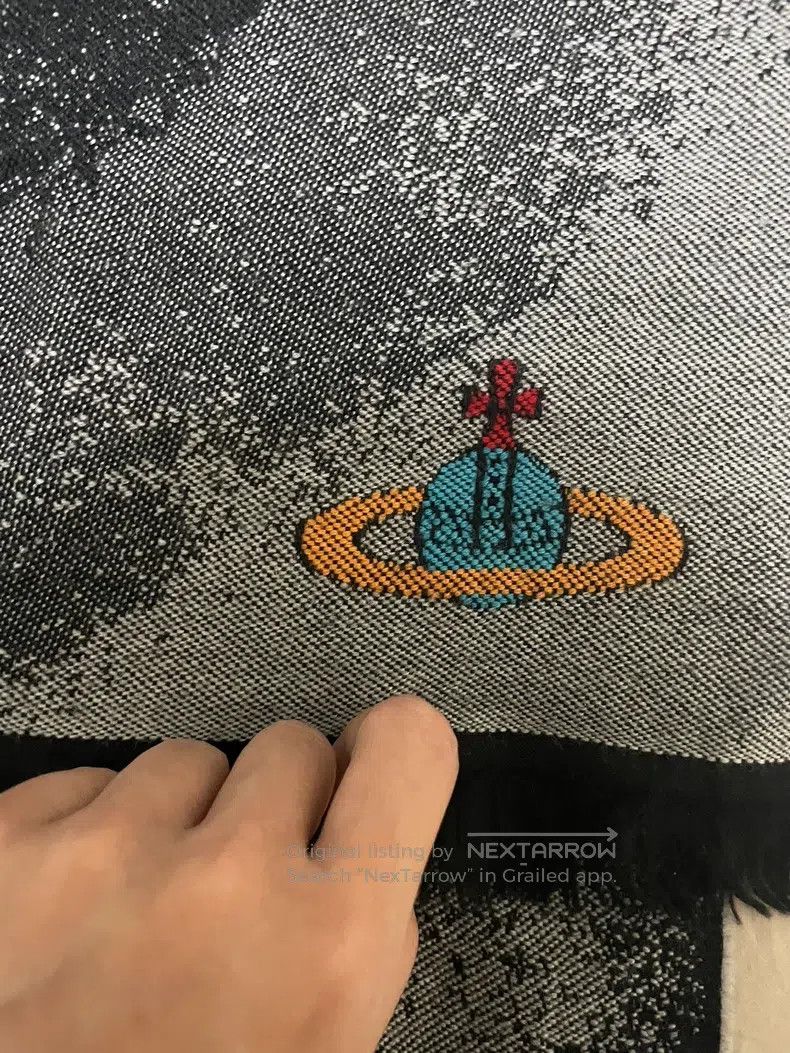 Vivienne Westwood Vivienne Westwood Colorful Saturn Saturn embroidered doubl Size ONE SIZE - 3 Thumbnail
