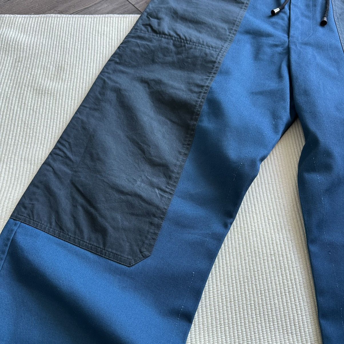 Nicholas Daley NICHOLAS DALEY Two-Tone Waxed Cotton Pullcord Trousers Size US 30 / EU 46 - 3 Thumbnail