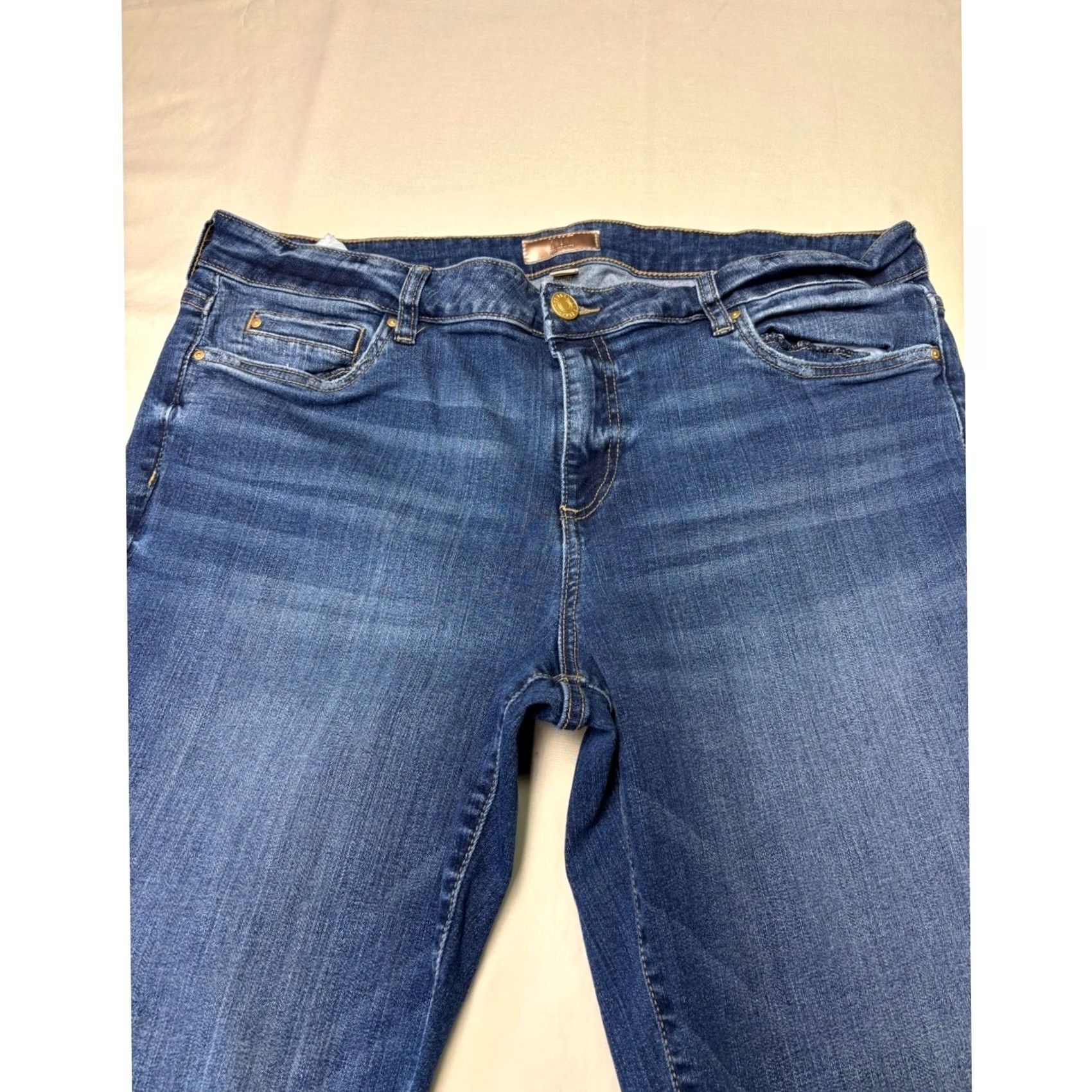 Vintage KUT From The Kloth Catherine Boyfriend Jeans Dark Wash Size 16 W38 L30 Jeans Women Size 38" / US 16 / IT 52 - 2 Thumbnail