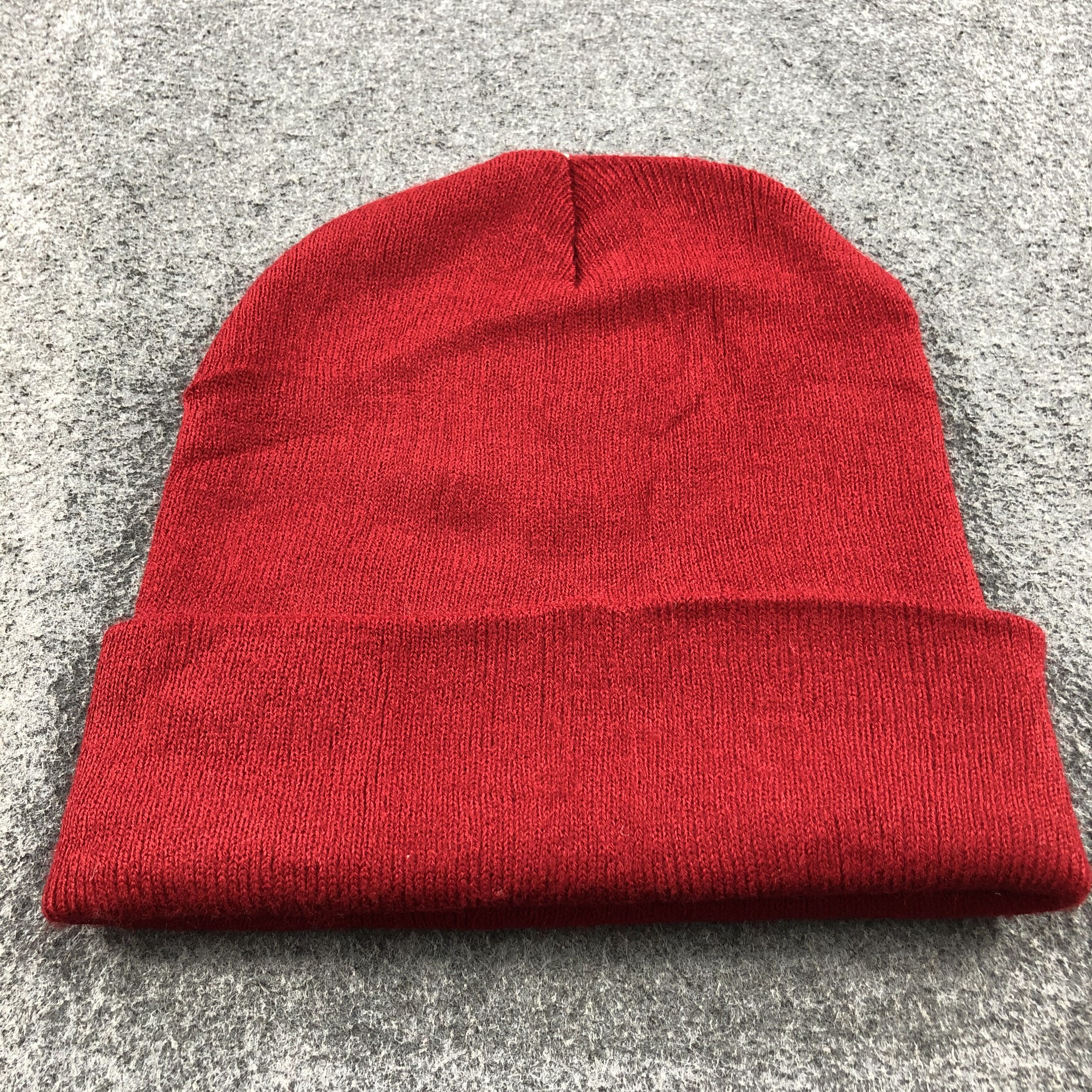 Japanese Brand Unknown Emsexcite Red Beanie Snowcap Snow Hat B349 Size ONE SIZE - 4 Thumbnail