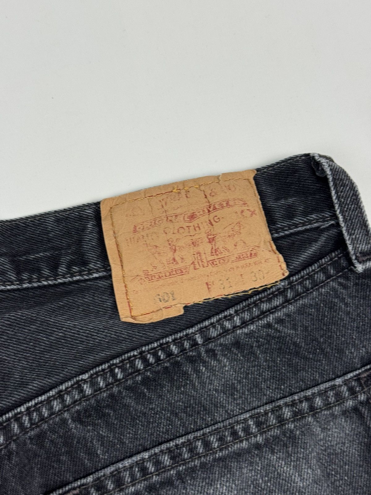 Levi's 1990’s Vintage Distressed Levi’s 501 Washed Gray Jeans Pants Size US 31 - 16 Thumbnail