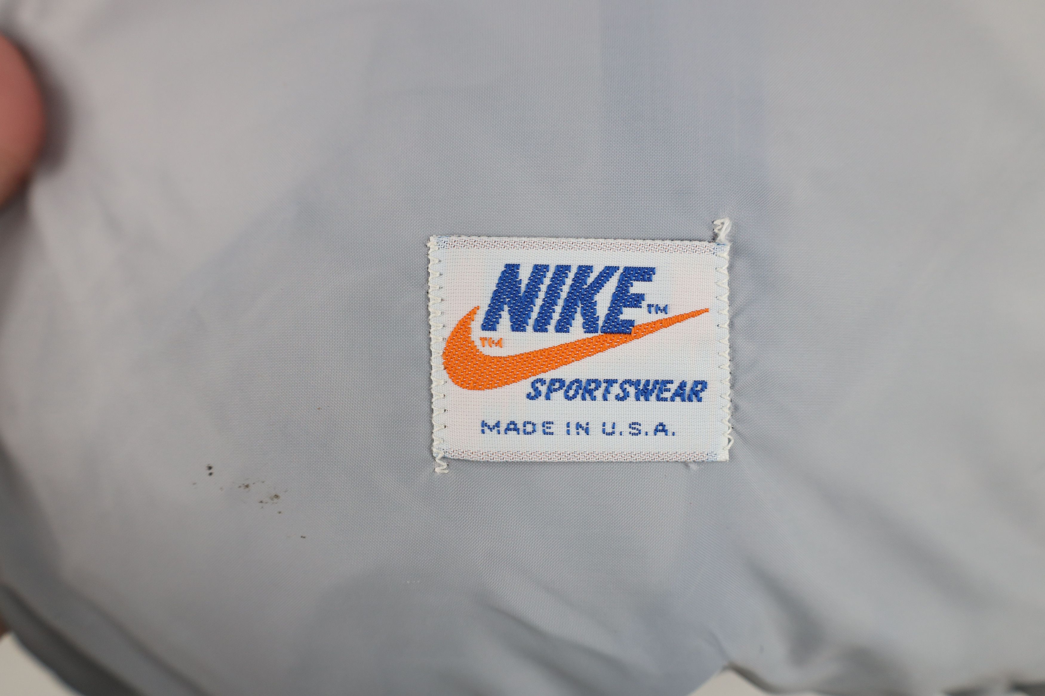 Nike Vintage 70s Nike Spell Out Packable Windbreaker Jacket USA Size US XL / EU 56 / 4 - 16 Thumbnail