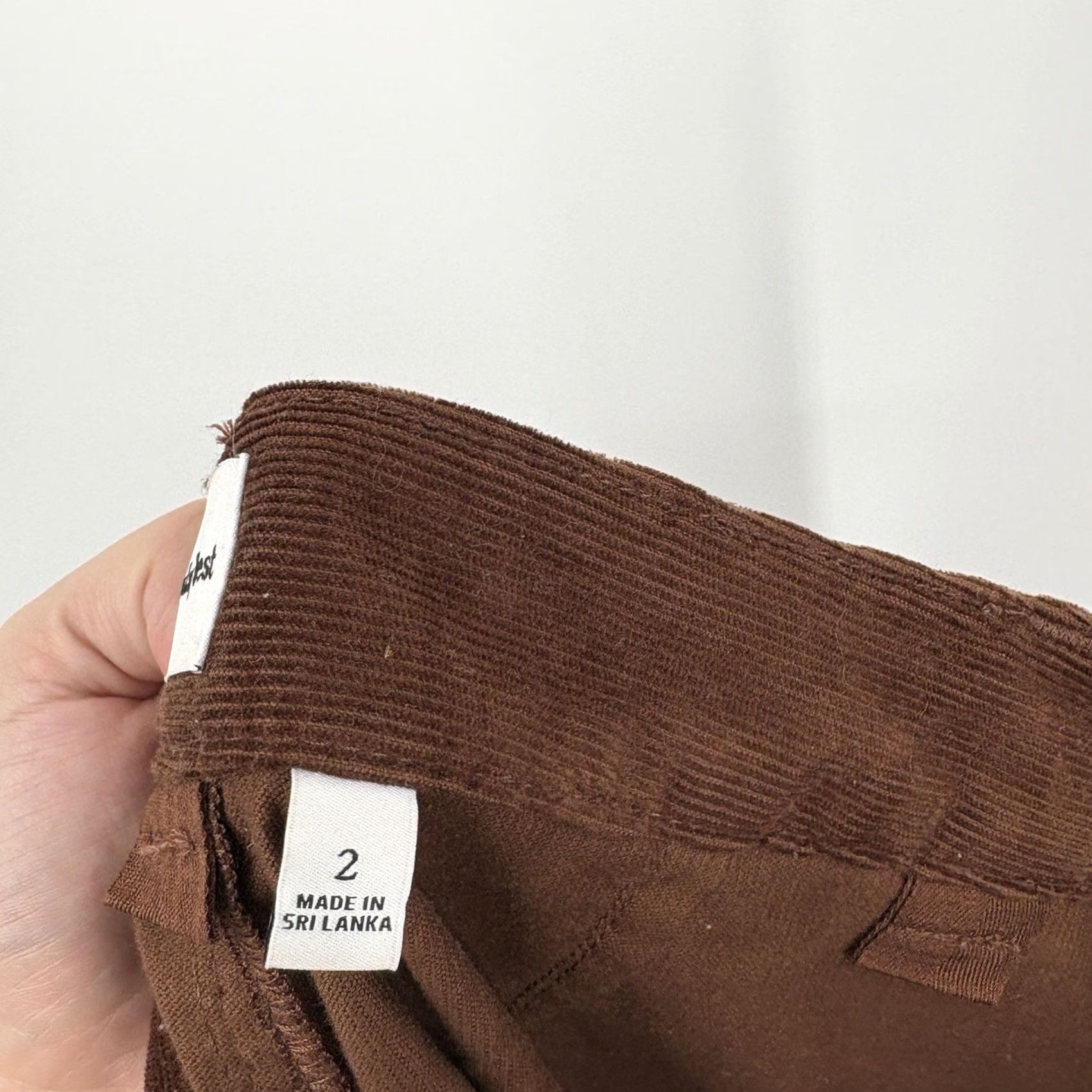Aritzia Aritzia Sunday Best Miko Corduroy Midi Skirt 2 Brown Low Rise Indie Capsule Boho Skirt Brown Midi Womens 90s City Blended Style Slit Size 26" / US 2 / IT 38 - 3 Thumbnail