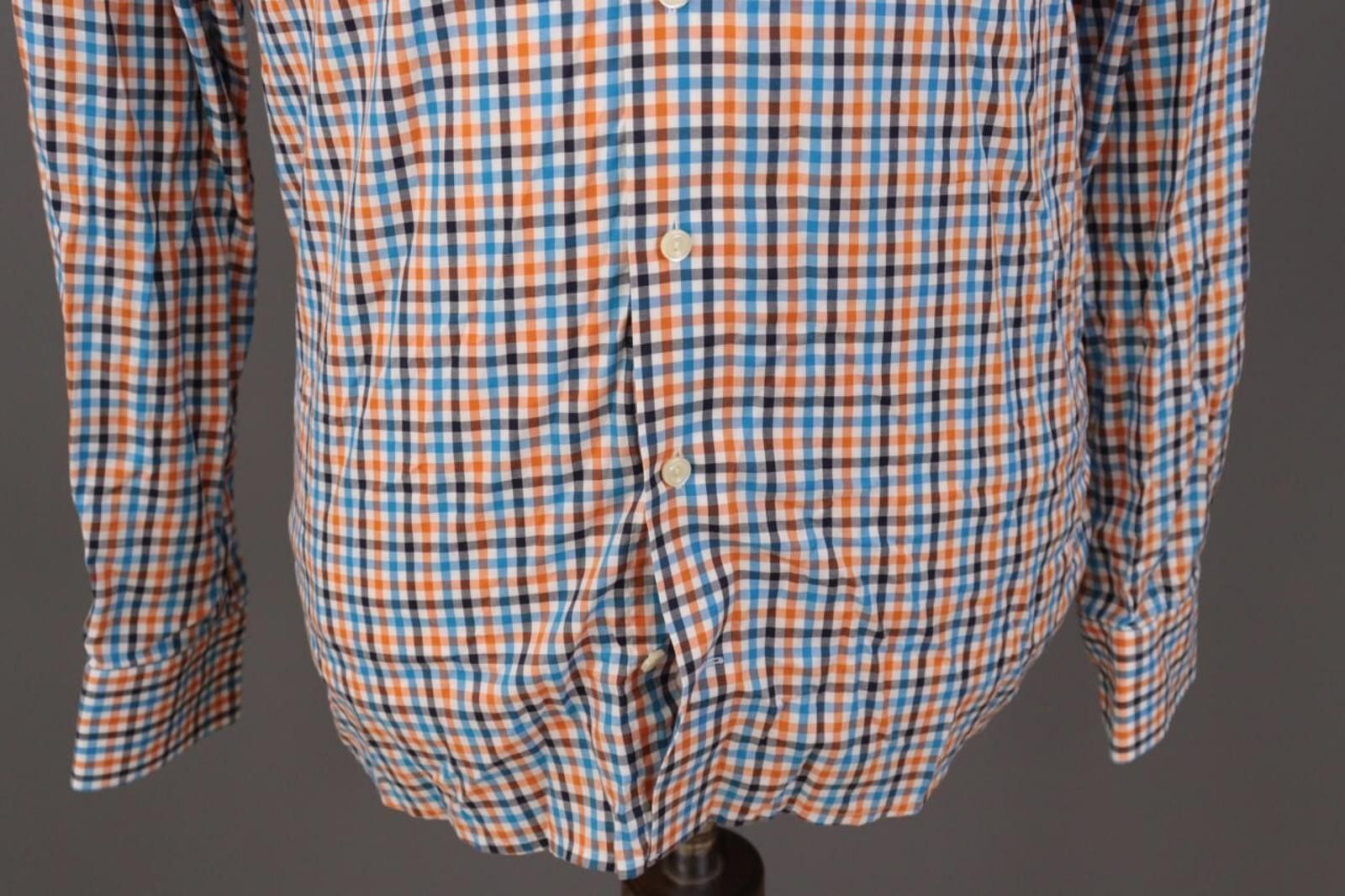 Eton Eton Contemporary Multicolor Check Shirt Size 38 / 15 Size US M / EU 48-50 / 2 - 3 Thumbnail