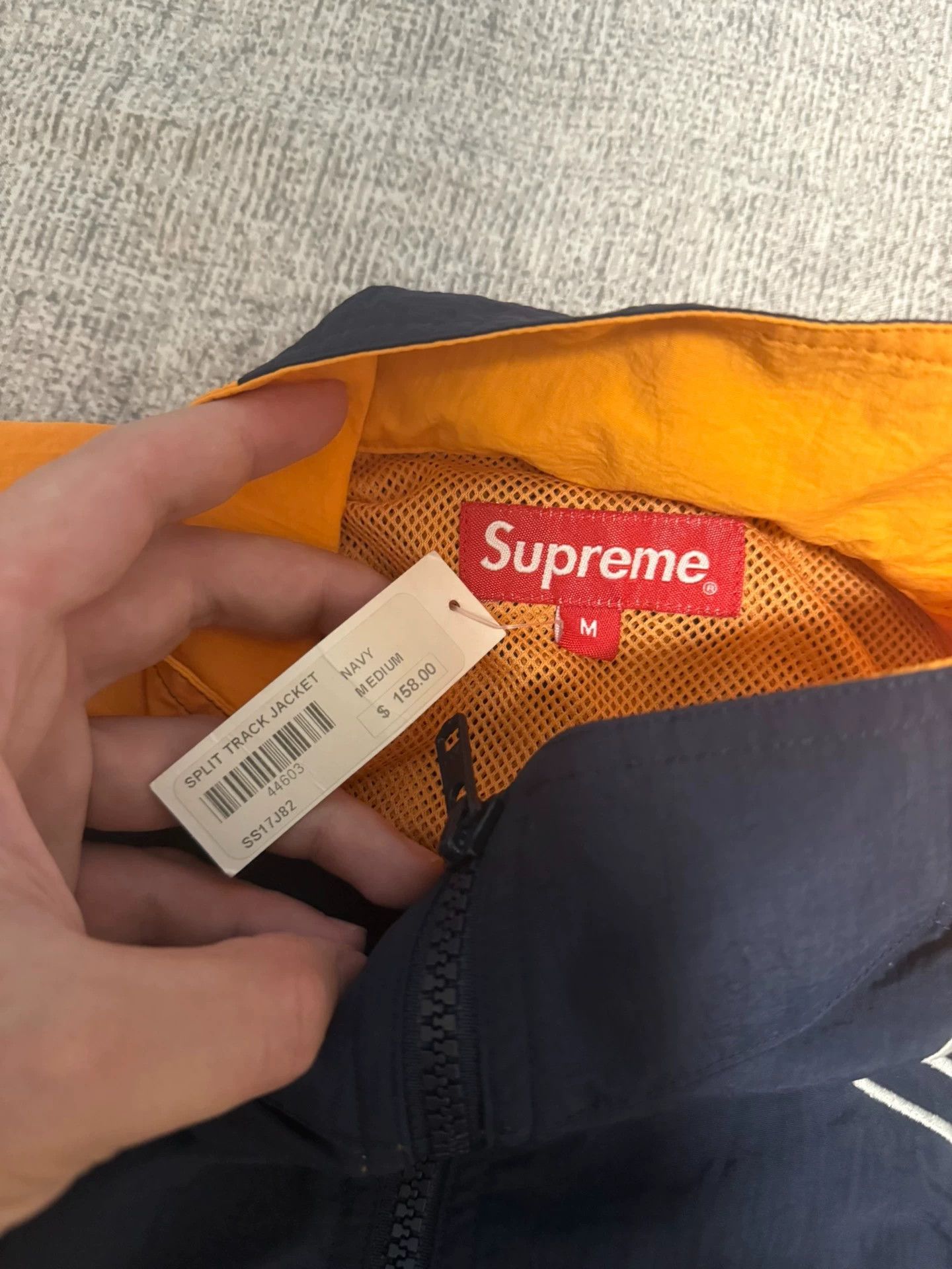 Supreme Supreme SS17 Split School Jacket Yellow Orange L Size US M / EU 48-50 / 2 - 2 Thumbnail