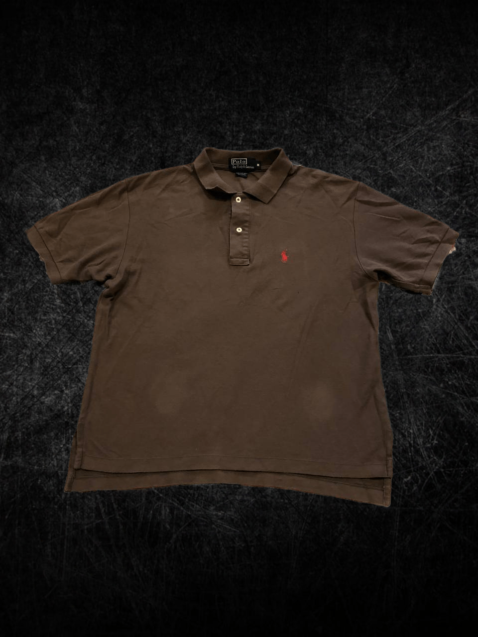 Polo Ralph Lauren Vintage Brown T-Shirt Logo Polo by Ralph Lauren Size US M / EU 48-50 / 2 - 1 Thumbnail