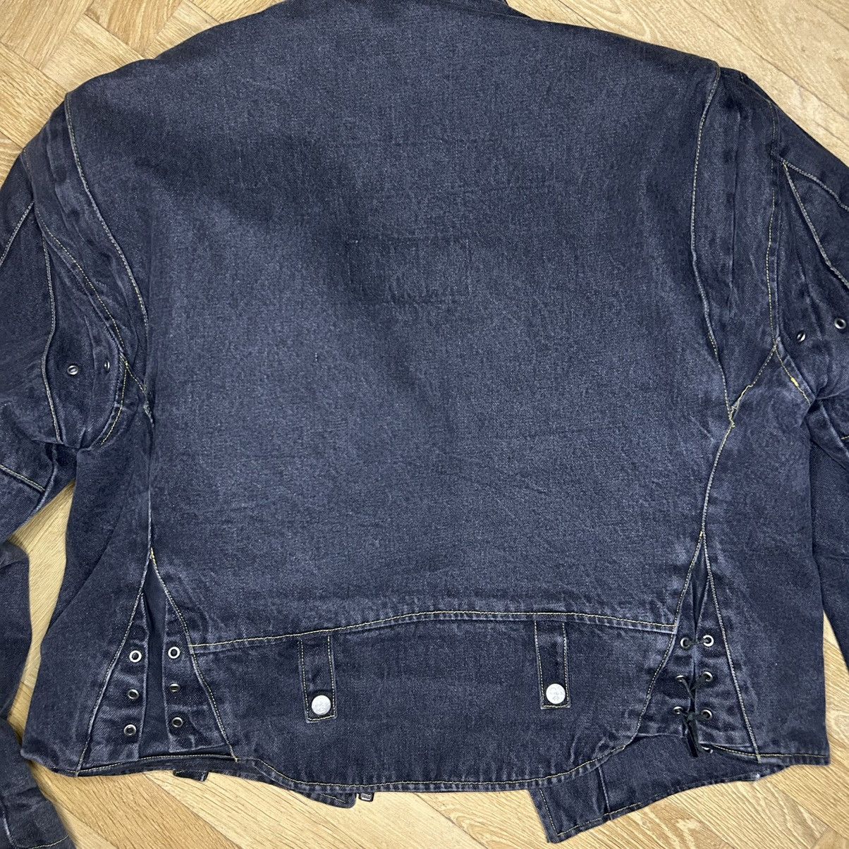 Chevignon × Japanese Brand Vintage Chevignon Denim Bomber Jacket Size US XL / EU 56 / 4 - 3 Thumbnail