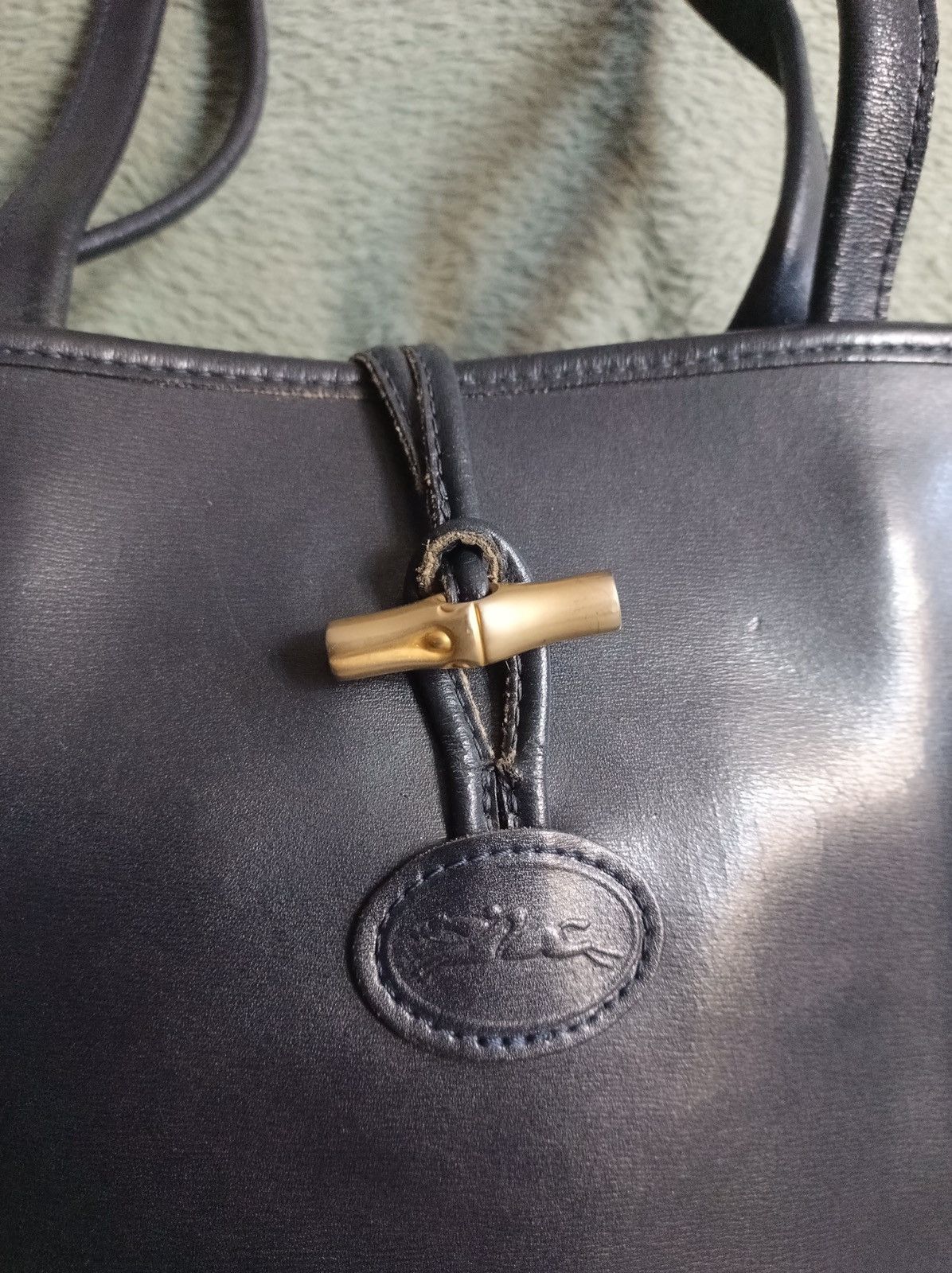 Longchamp Longchamp Roseau Leather France Vintage Shoulder Bag Size ONE SIZE - 2 Thumbnail