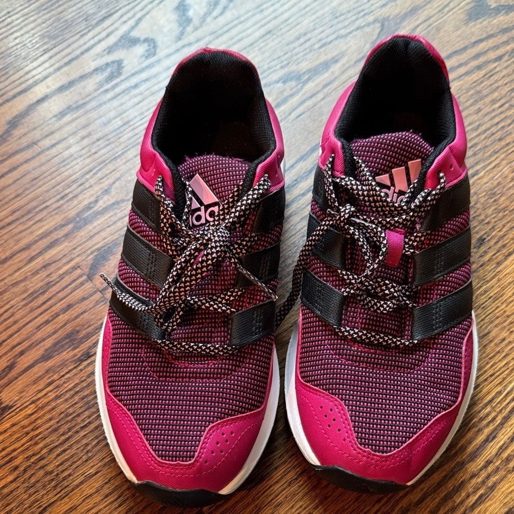 Adidas Adidas slingshot tr running shoes/sneakers in pink & black. Size US 7 / IT 37 - 2 Thumbnail