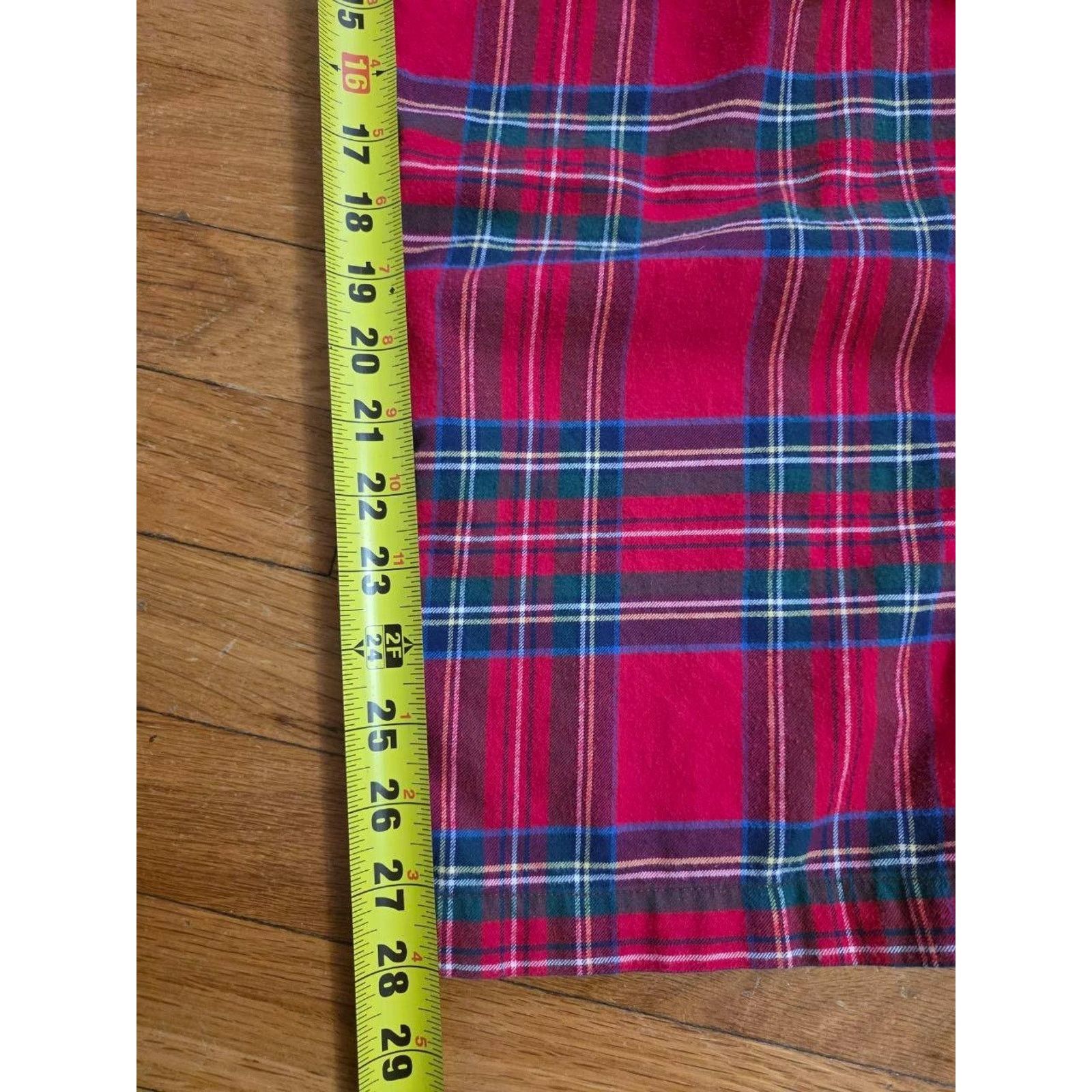 Vineyard Vines Vineyard Vines cotton Christmas pajama Pants Red L A001541 Size US 34 / EU 50 - 3 Thumbnail