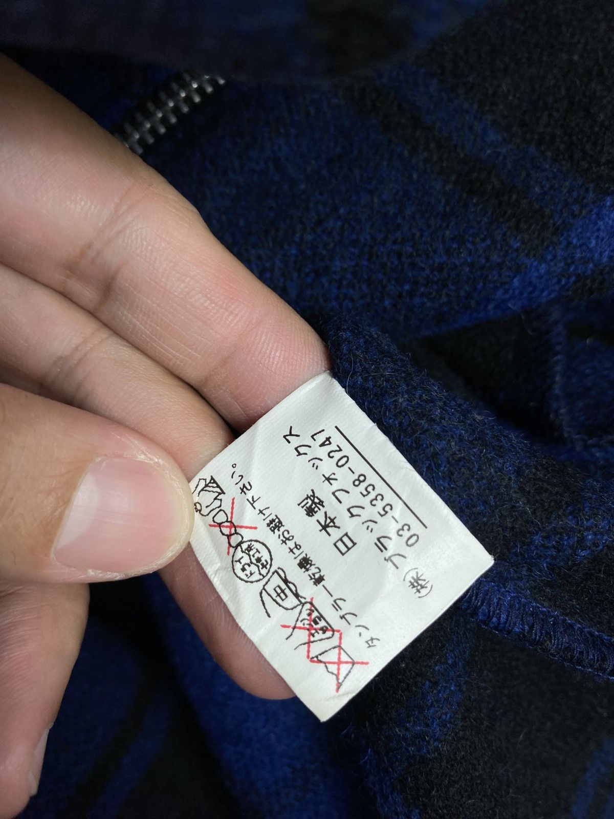 Japanese Brand Rare‼️ Top Rebel Plaid Check Pattern Wool Jacket Made Japan Size US S / EU 44-46 / 1 - 8 Thumbnail