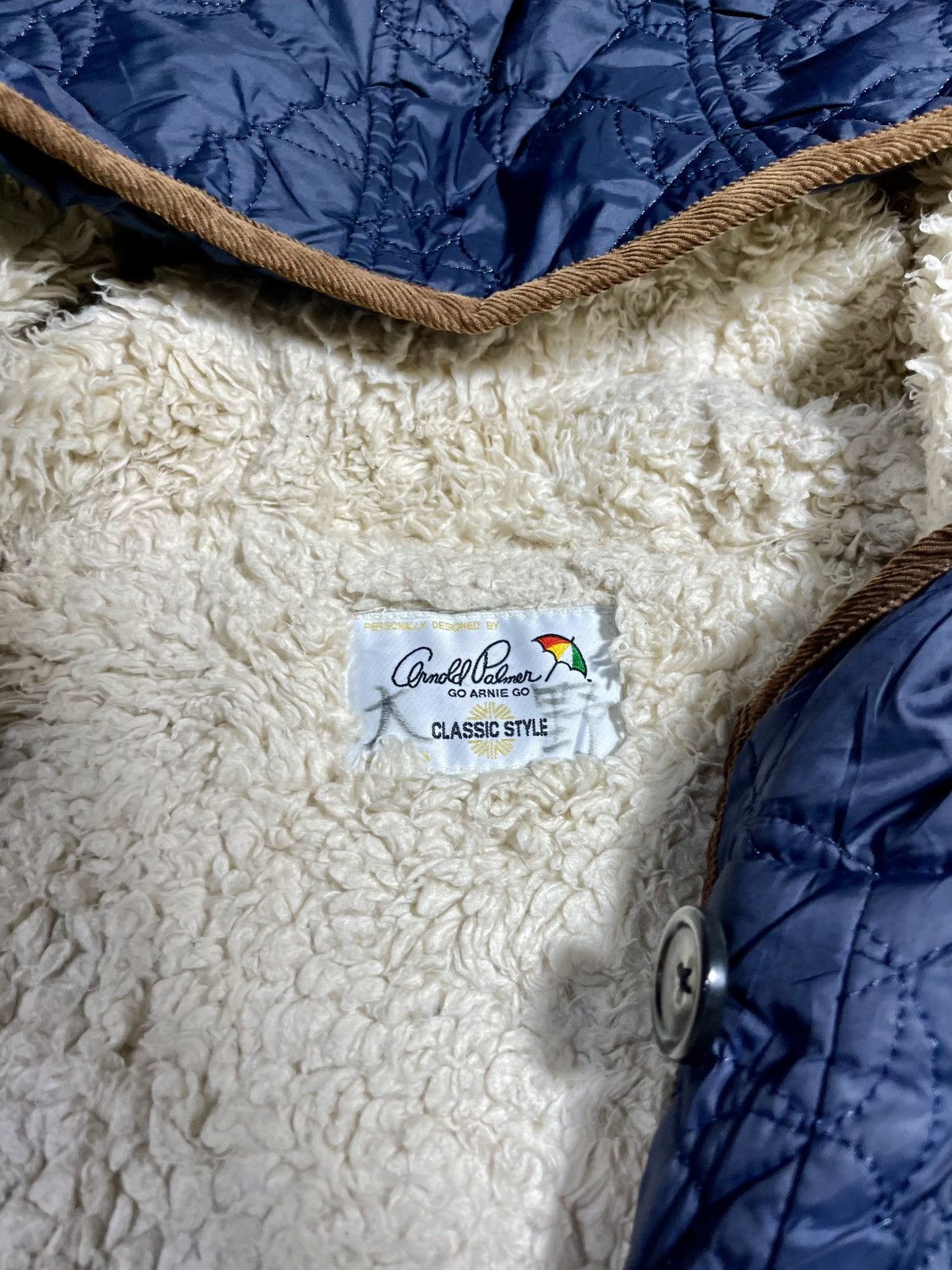 Japanese Brand × Vintage Arnold Palmer Umbrella Quilted Jacket Vintage Size US S / EU 44-46 / 1 - 11 Thumbnail